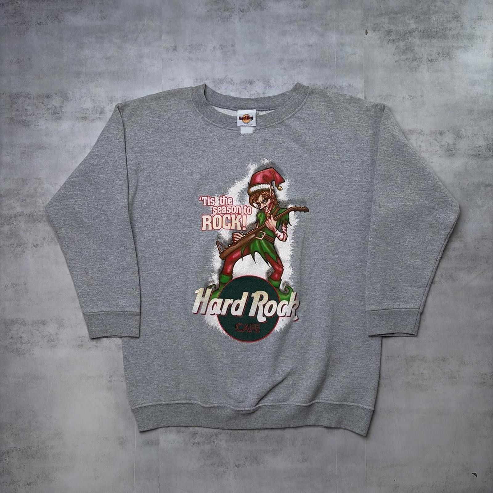 Hard Rock Cafe Vintage Hard Rock Cafe The Season To Rock Crewneck Sweater Size US M / EU 48-50 / 2 - 1 Thumbnail