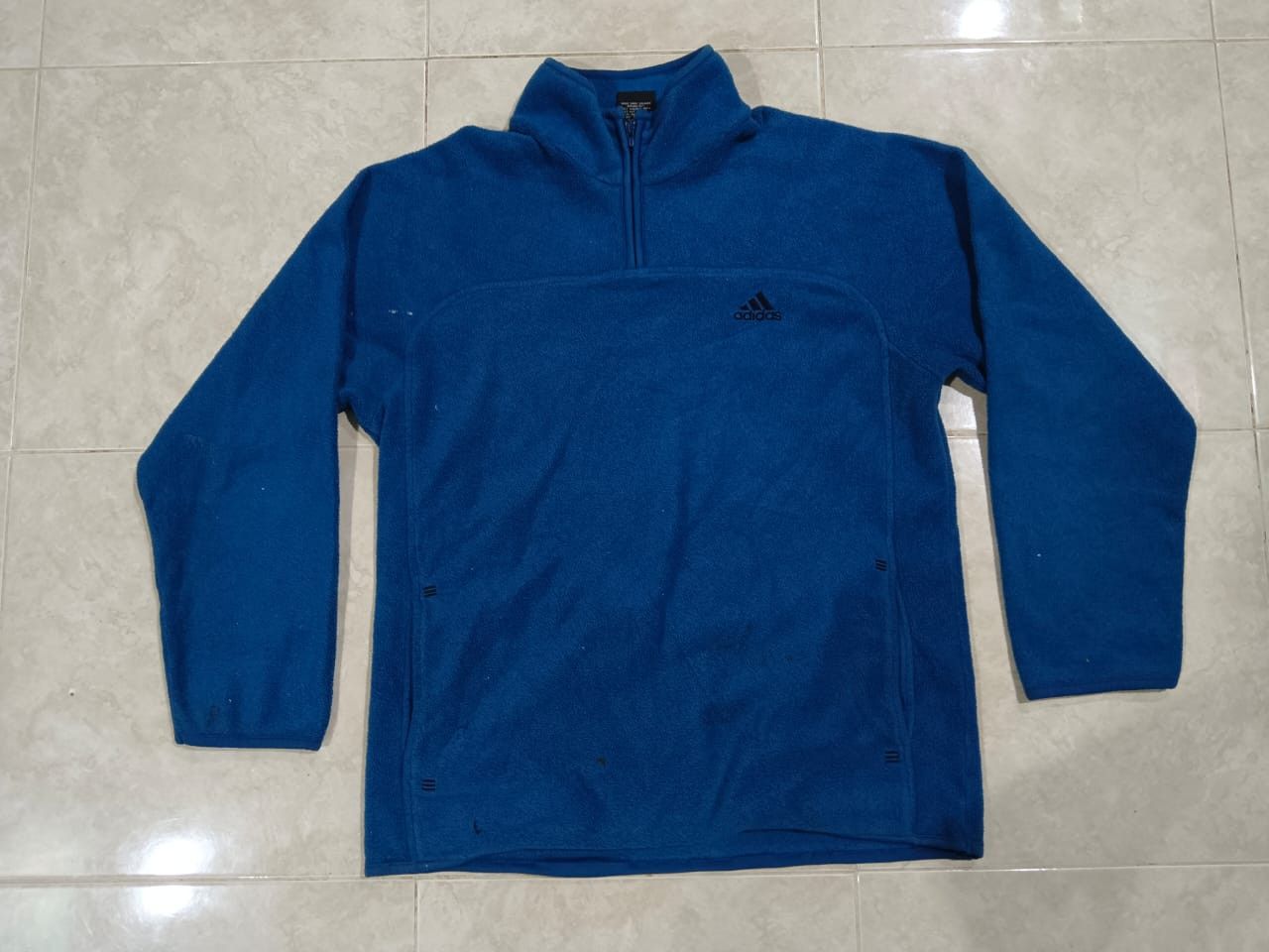 Adidas Adidas Small embroidery logo half zipper jacket Size US M / EU 48-50 / 2 - 1 Thumbnail