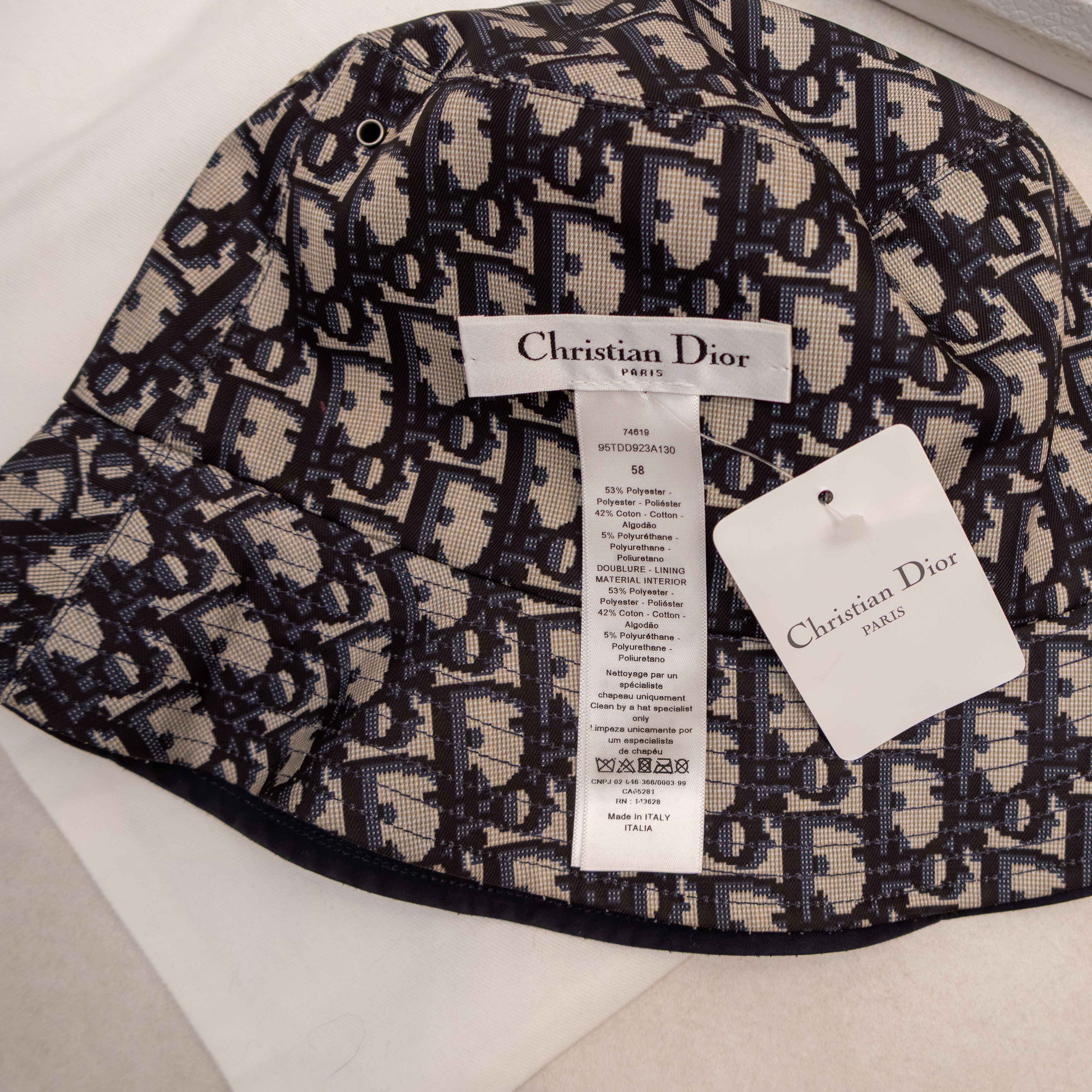 Dior Christian Dior Teddy-D Reversible Bucket Hat | Size 58 Size ONE SIZE - 9 Thumbnail