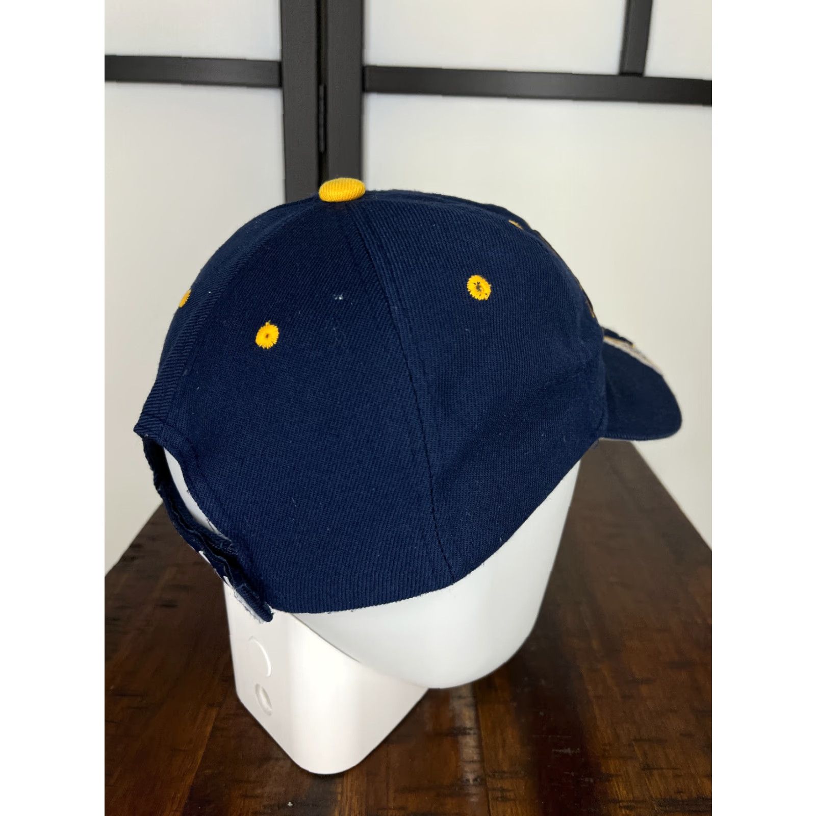 Vintage Banana Expression Arizona Hat Cap Strap Back Adult Blue Adjustable 100% Acrylic Embroidered Baseball Cap Boys Mens Womens Size ONE SIZE - 7 Thumbnail