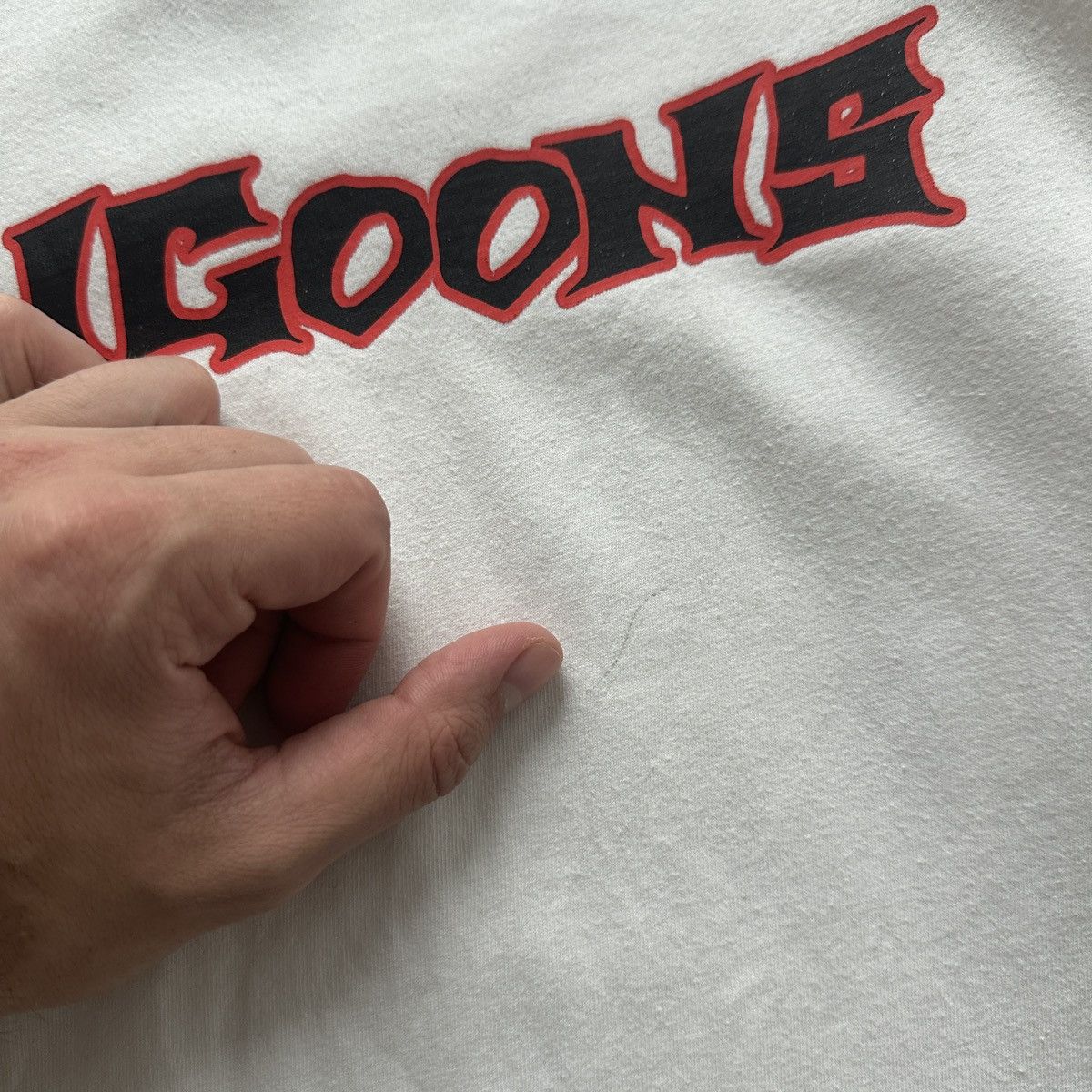 Noon Goons Vintage 00s Noon Goons Logo oversize white tee sk8 y2k skate Size US L / EU 52-54 / 3 - 6 Thumbnail