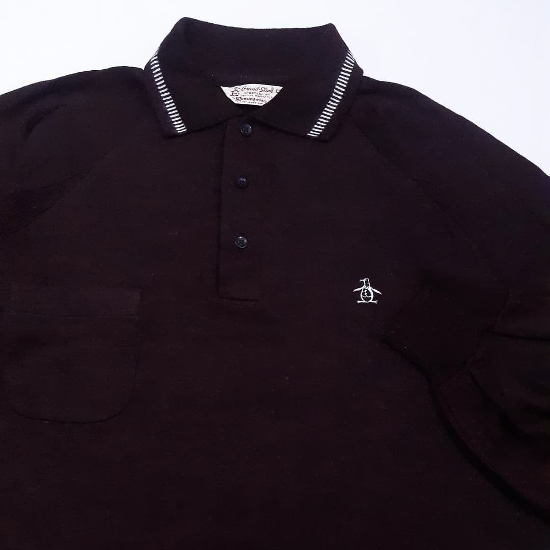 Grand Slam Vintage 90's Grand Slam Munsingwear Long Slave Polo Size US L / EU 52-54 / 3 - 6 Thumbnail