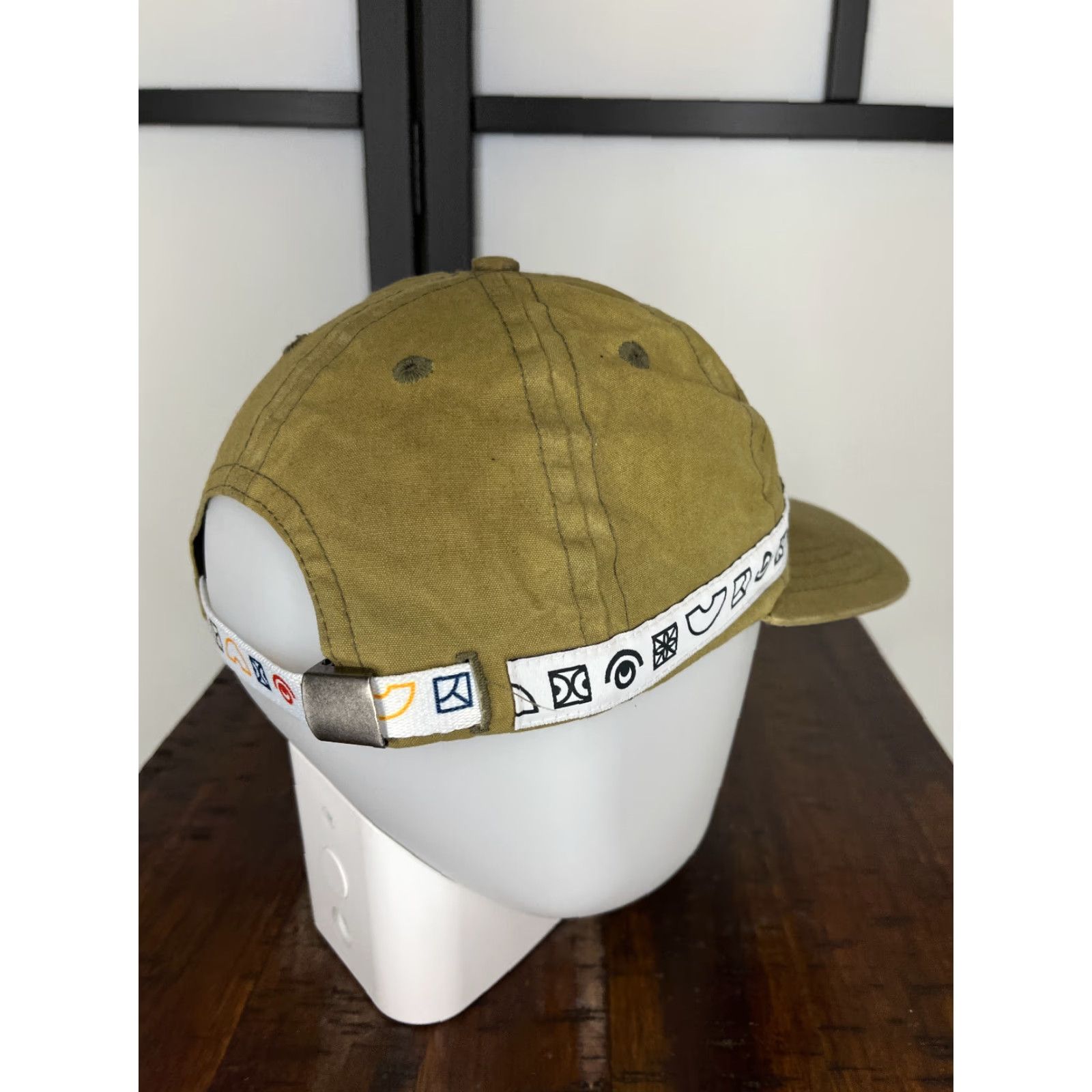 Vintage VINTAGE Last Heavy Hat Cap Strap Back Adult One Size Green Poly Made USA Size ONE SIZE - 7 Thumbnail
