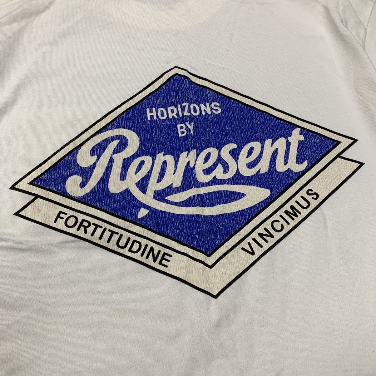 Represent Clo. Represent Small Tee Classic Parts Flat White T-Shirt Size US S / EU 44-46 / 1 - 3 Thumbnail
