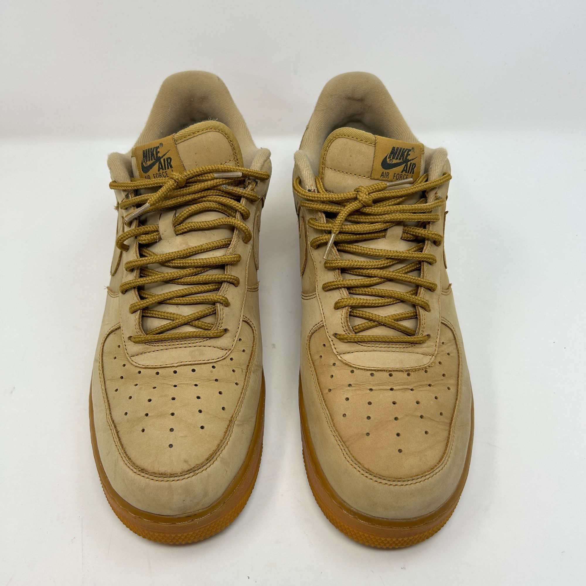 Nike Nike Air Force 1 Low Flax Wheat Gum Nubuck Sneakers AA4061-2 Size US 13 / EU 46 - 5 Thumbnail