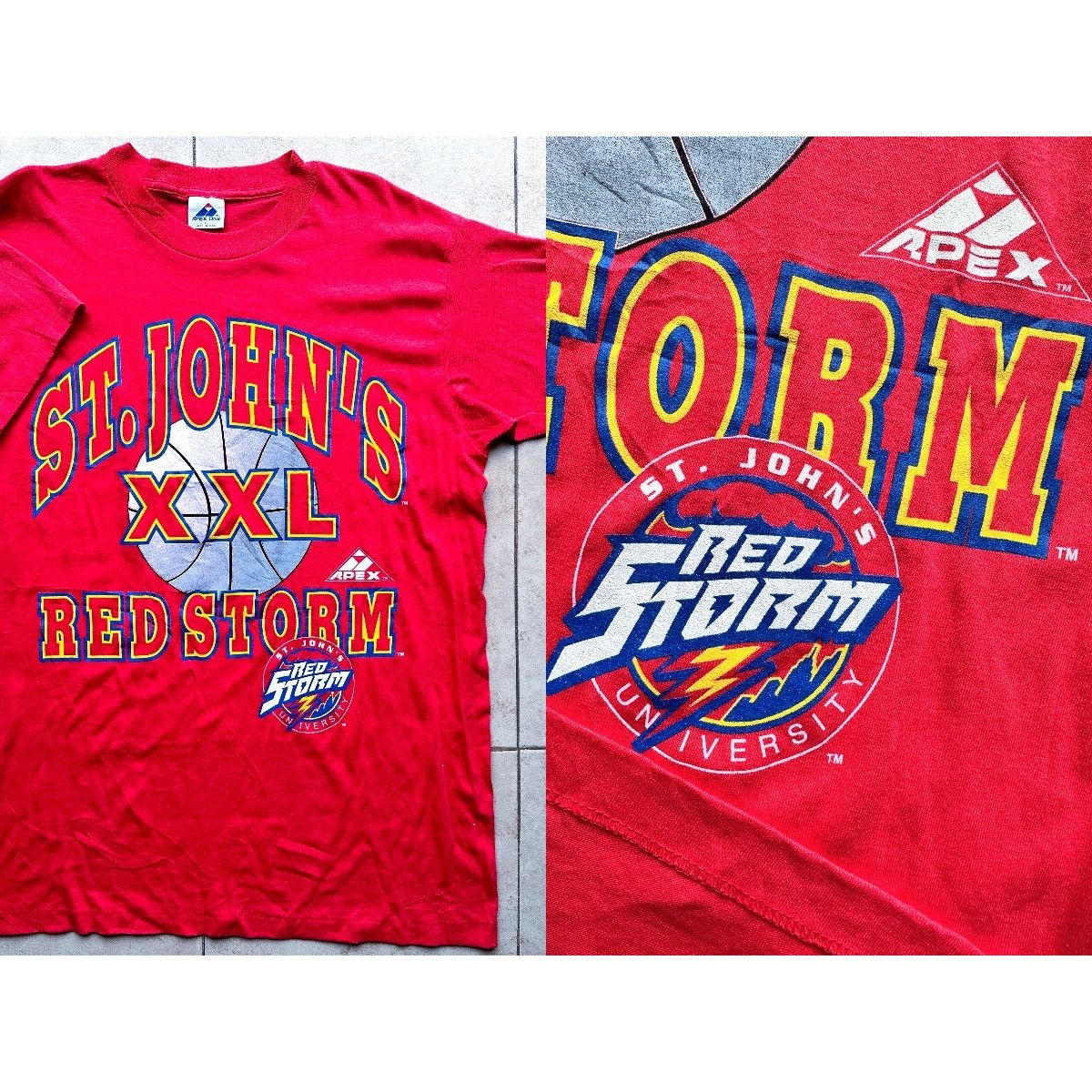 NCAA × Starter St John's Red Storm 90s APEX tee L NCAA basketball vintage Size US L / EU 52-54 / 3 - 1 Thumbnail