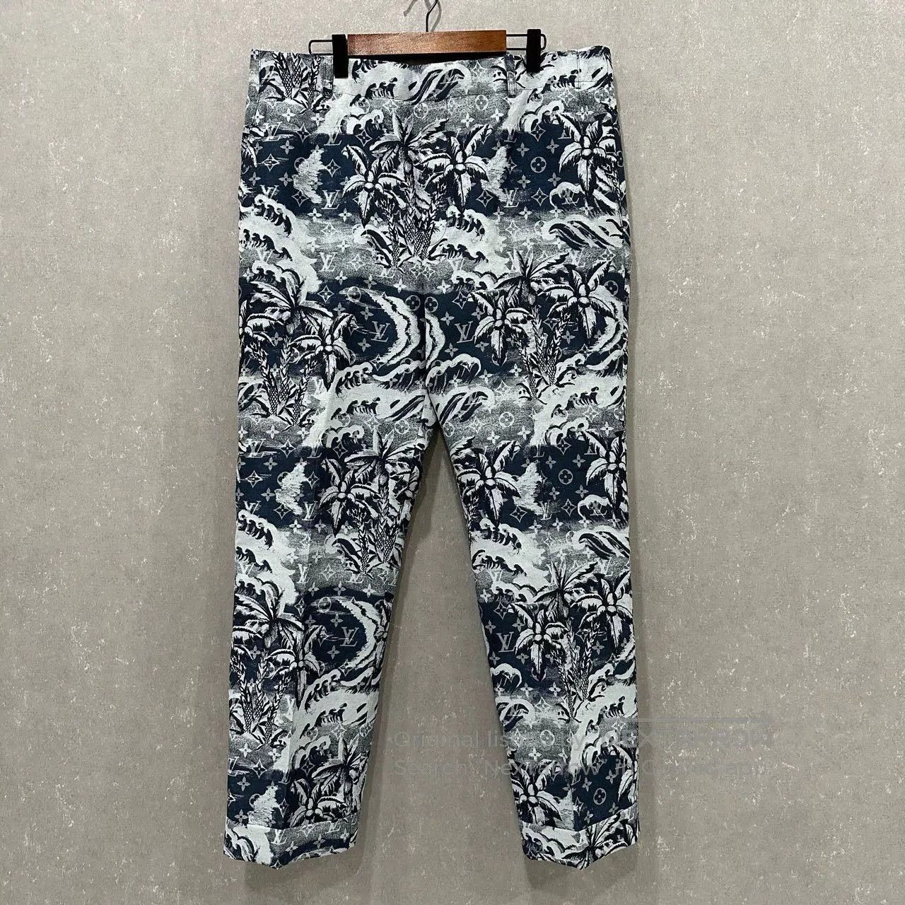 Louis Vuitton Louis Vuitton SS24 Plant Print Casual Pants. Size US 35 - 1 Thumbnail