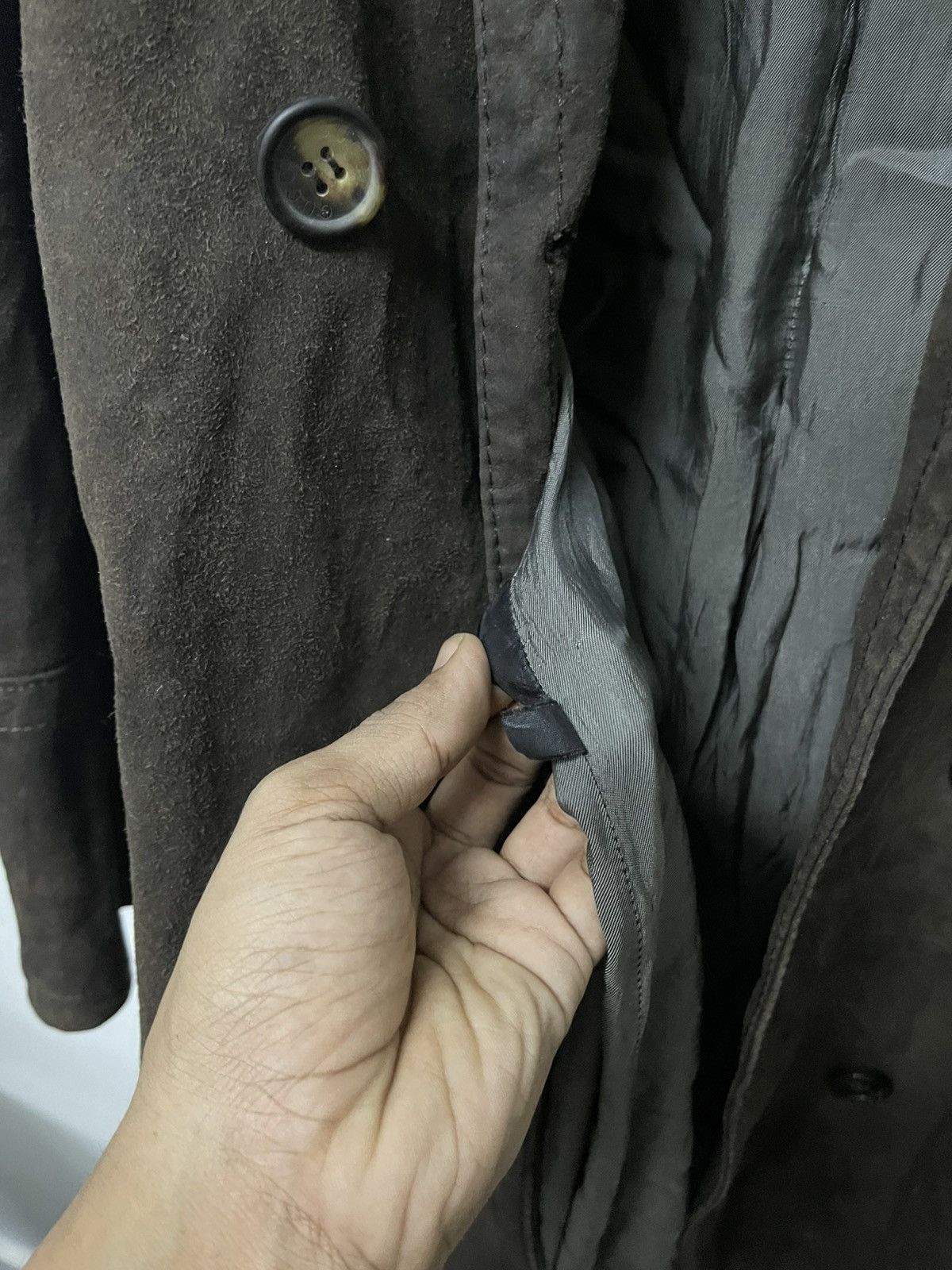 Gucci AW 1998 GUCCI BY TOMFORD SUEDE LEATHER COAT Size US L / EU 52-54 / 3 - 25 Thumbnail