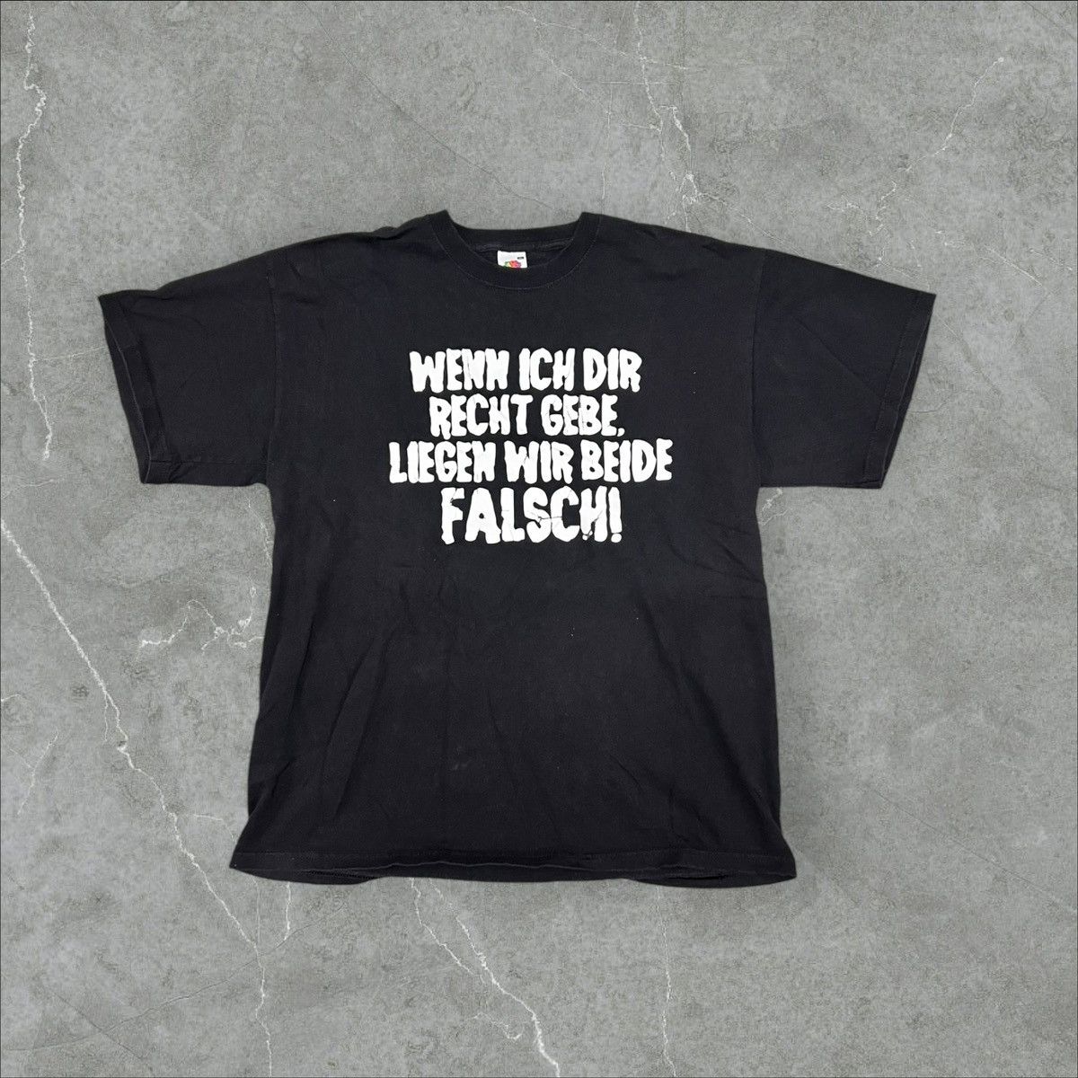 basketcase gallery Vintage German Slogan comedy Tee Size US XL / EU 56 / 4 - 1 Thumbnail