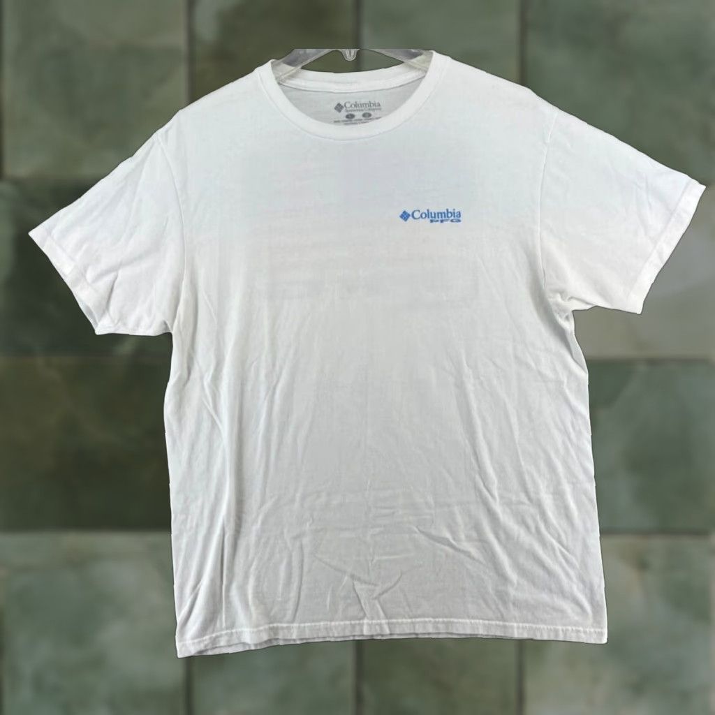 Vintage Columbia PFG Shirt Mens Large White Flag Short Sleeve PFG Fish Outdoors Size US L / EU 52-54 / 3 - 1 Thumbnail