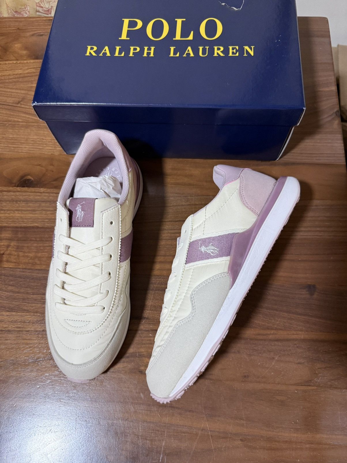 Polo Ralph Lauren Polo Ralph Lauren Train 89 Color-Blocked Sneaker 6.5 (Wom 8) Size US 8 / IT 38 - 1 Thumbnail