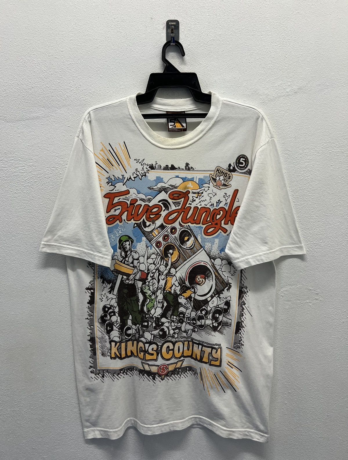 Vintage VINTAGE 5IVE JUNGLE KING’S COUNTY WALK OF LIFE SHIRT Size US L / EU 52-54 / 3 - 1 Thumbnail
