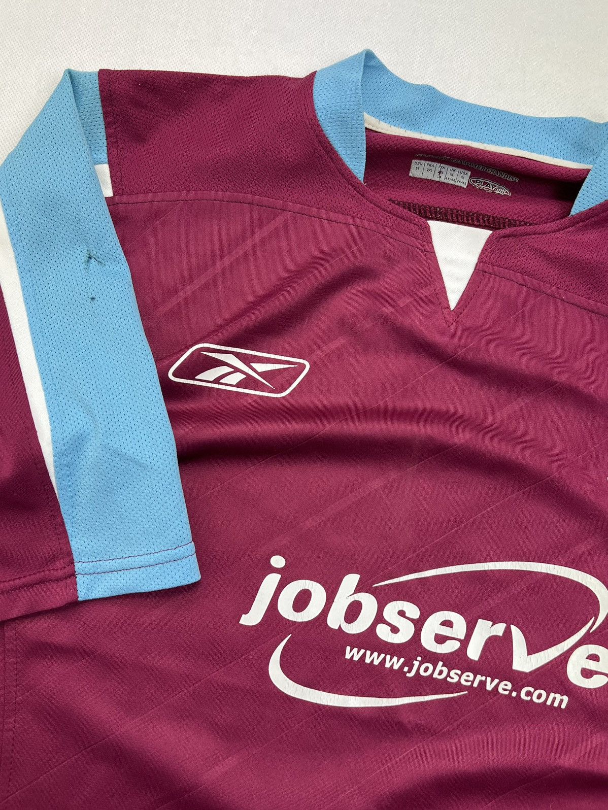 Reebok Reebok West Ham United 2003/2005Home Soccer Jersey Vintage Size US XL / EU 56 / 4 - 3 Thumbnail