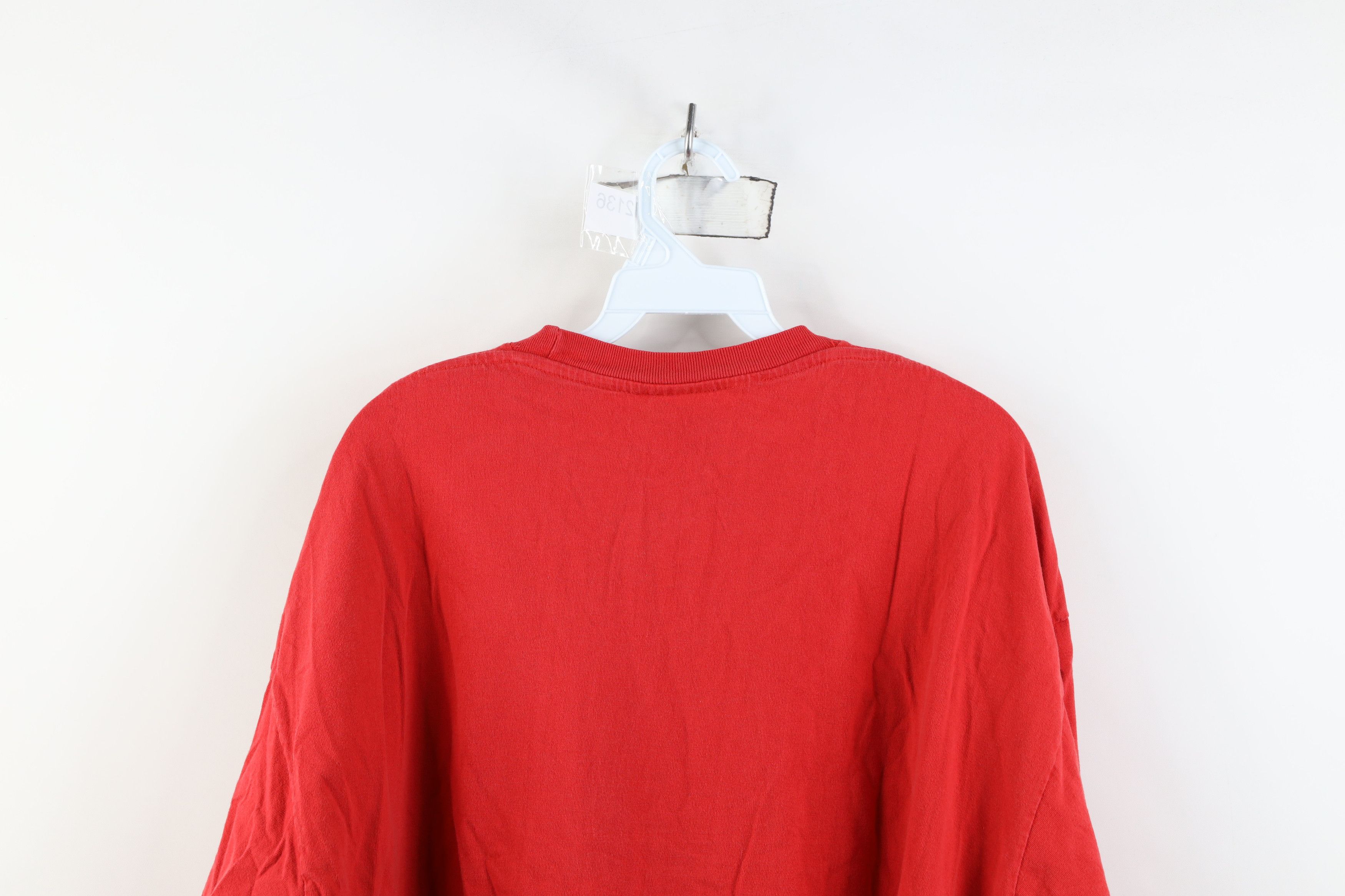 Vintage Vintage 90s Carolina State University Long Sleeve T-Shirt Size US XXL / EU 58 / 5 - 14 Thumbnail