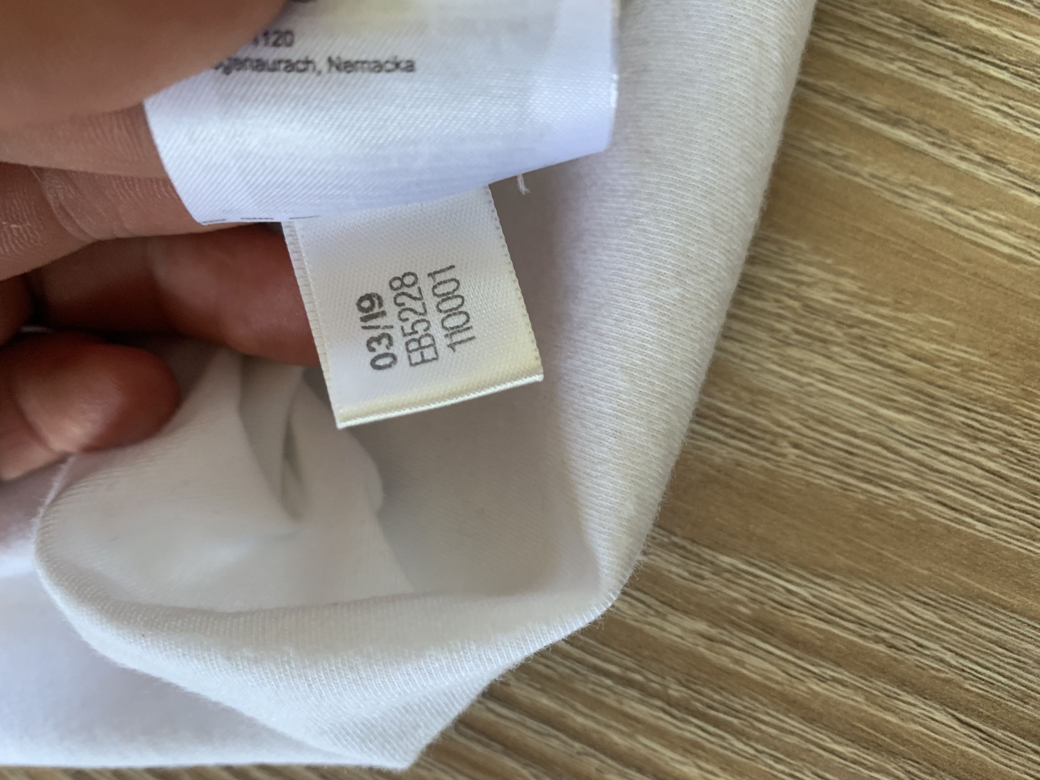 Adidas Adidas White Cotton T Shirt Size US L / EU 52-54 / 3 - 10 Thumbnail