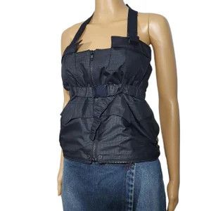 Cop Copine Cop Copine Convertible Black Vintage Top/ Bag Size ONE SIZE - 2 Thumbnail