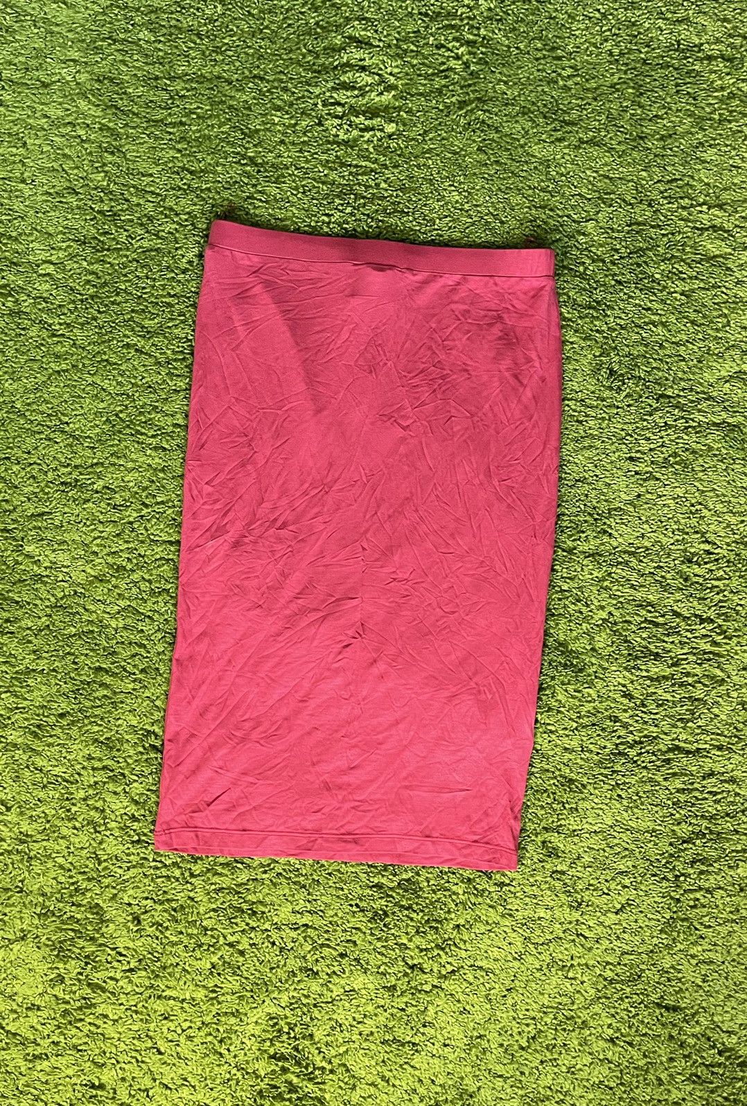 Designer × Max Mara × Weekend Max Mara Max Mara minimalist red midi skirt Size 28" / US 6 / IT 42 - 5 Thumbnail