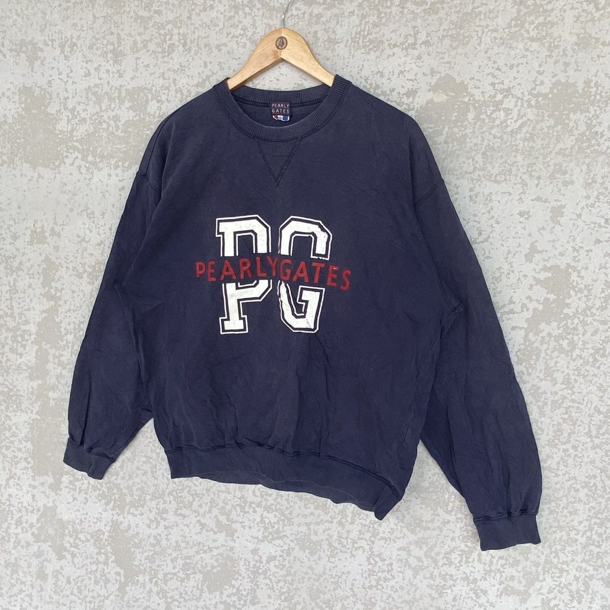 Other Vintage Pearly Gates Printed Crewneck Sweatshirt Navy Blue Size US L / EU 52-54 / 3 - 2 Thumbnail