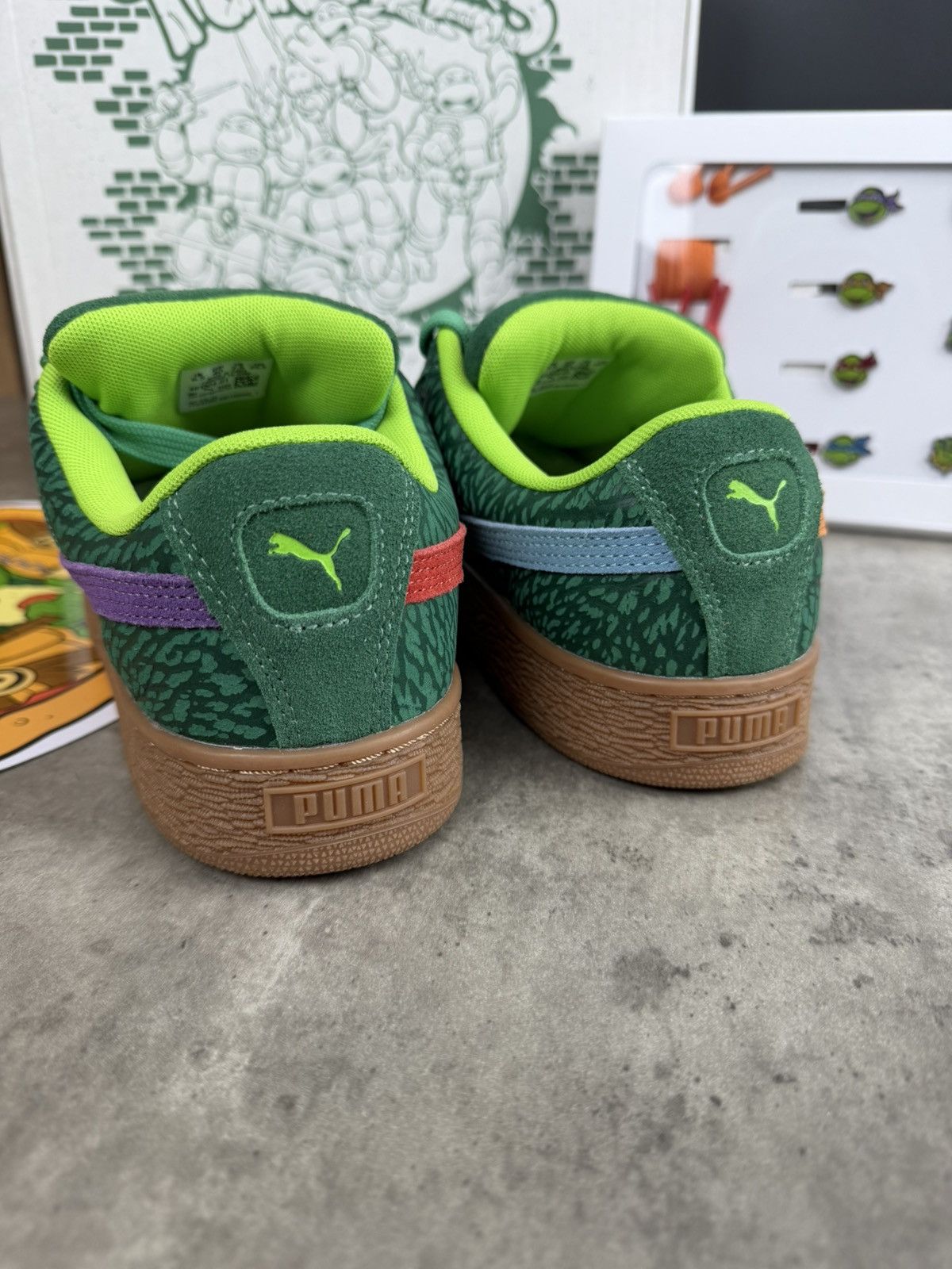 Puma Puma Suede XL Teenage Mutant Ninja Turtles Sneakers US 7.5 Size US 7.5 / EU 40-41 - 4 Thumbnail