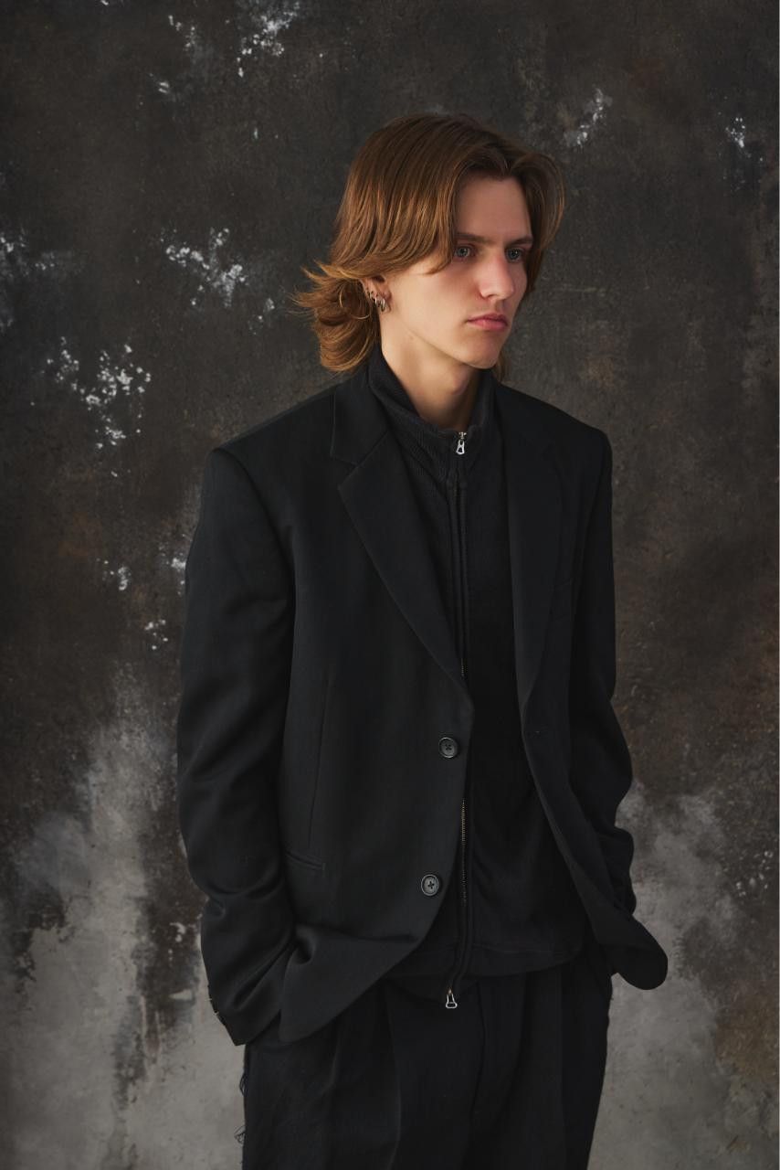 Yohji Yamamoto Yohji Yamamoto COSTUME D'HOMME Wool Gabardine Suit Jacket Size 44R - 6 Thumbnail