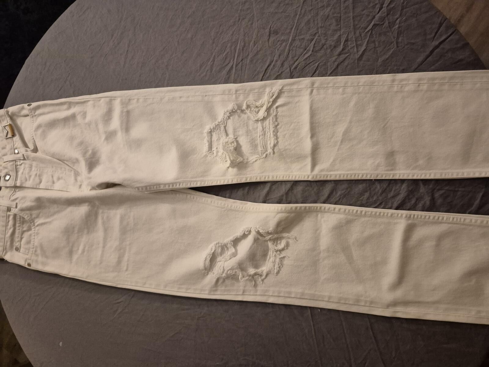 Rhude Rhude White Distressed Classic Denim Jeans Size 29 Size US 29 - 1 Thumbnail