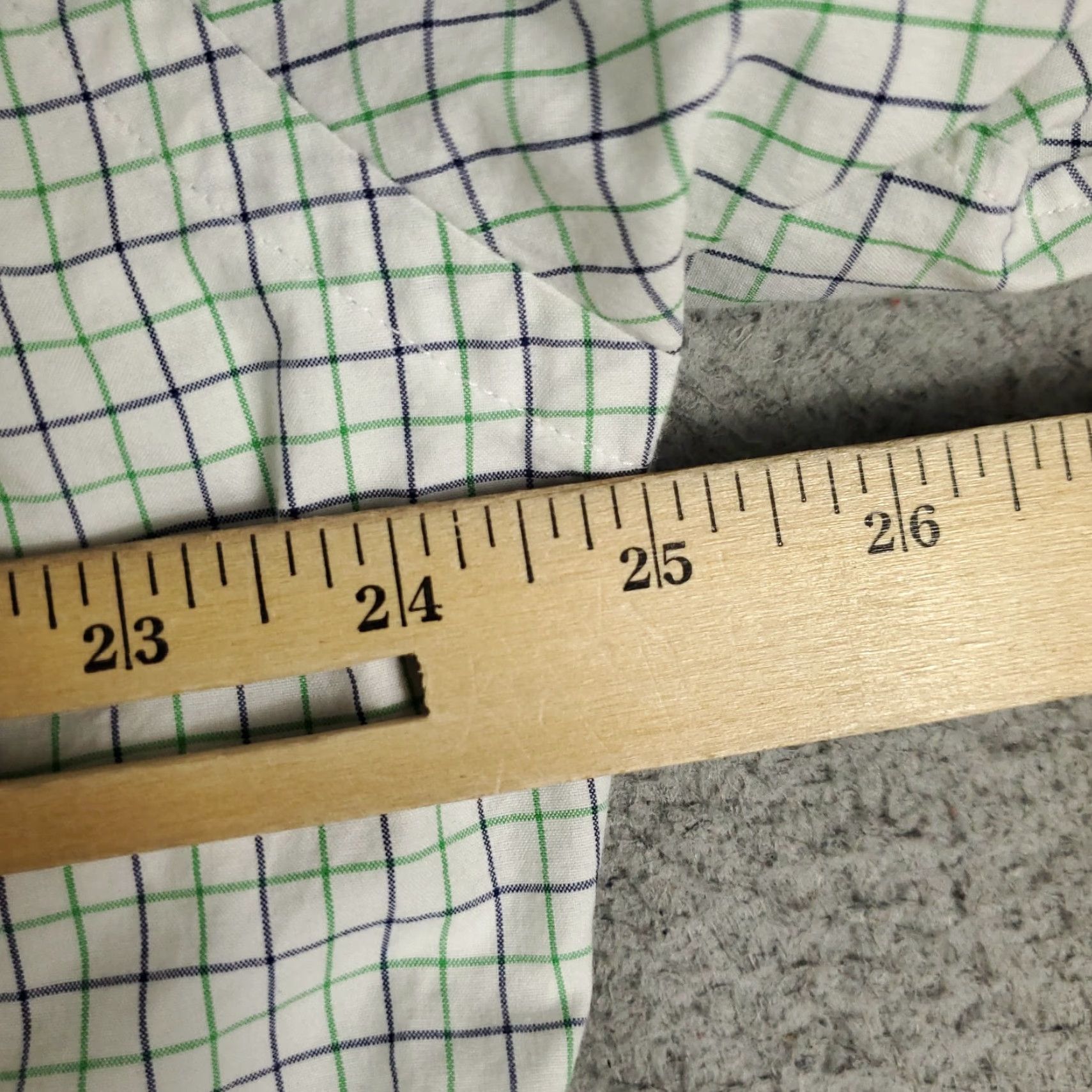 Ralph Lauren Ralph Lauren Shirt Mens 16 Green Blue Check Dress Button Up Long Sleeve Size 42R - 5 Thumbnail