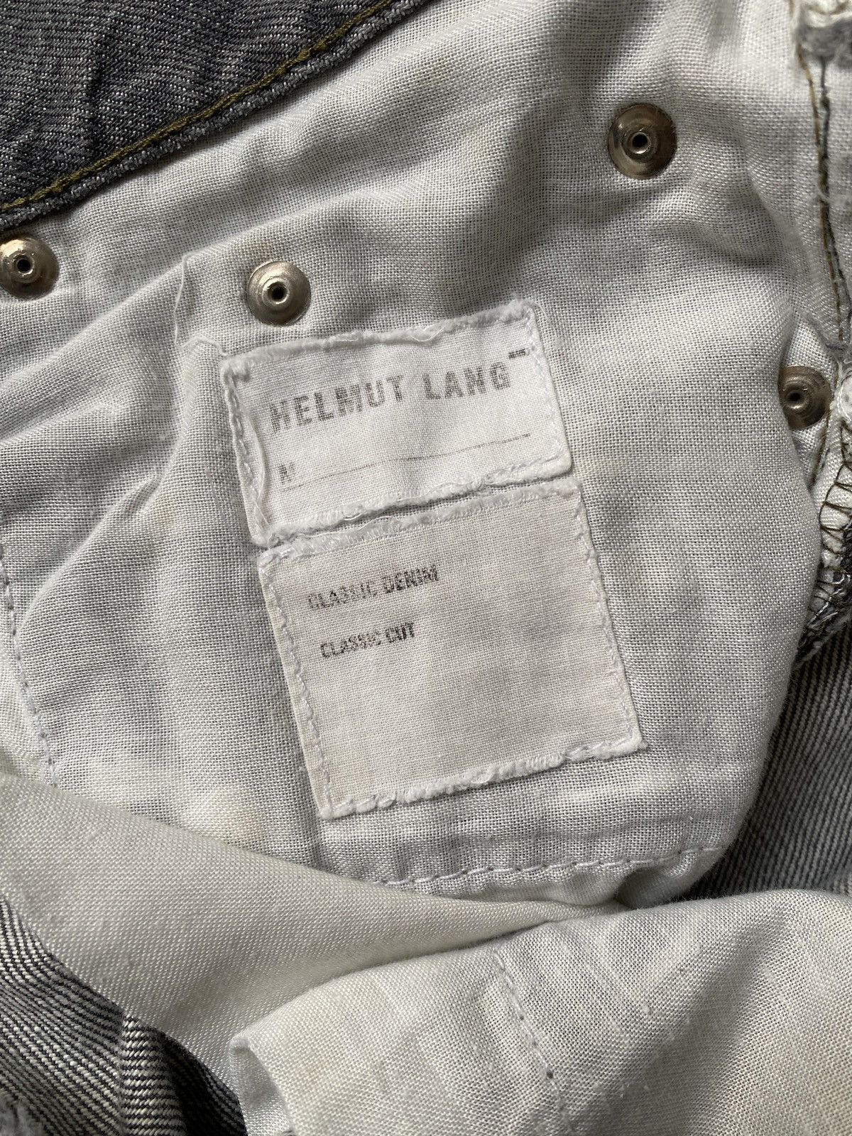 Helmut Lang Helmut Lang Classic Cut Denim Size US 30 / EU 46 - 21 Thumbnail
