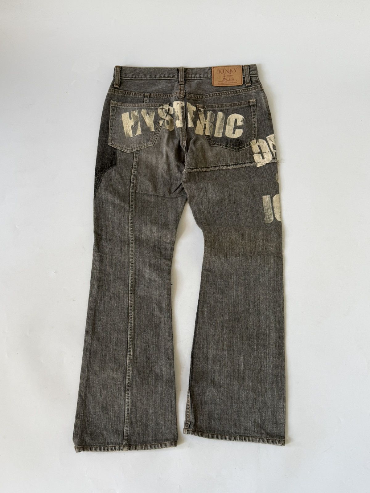 Hysteric Glamour Hysteric Glamour Debbie, Suzie, Joan Distressed Grey Flared Size 30" / US 8 / IT 44 - 2 Thumbnail