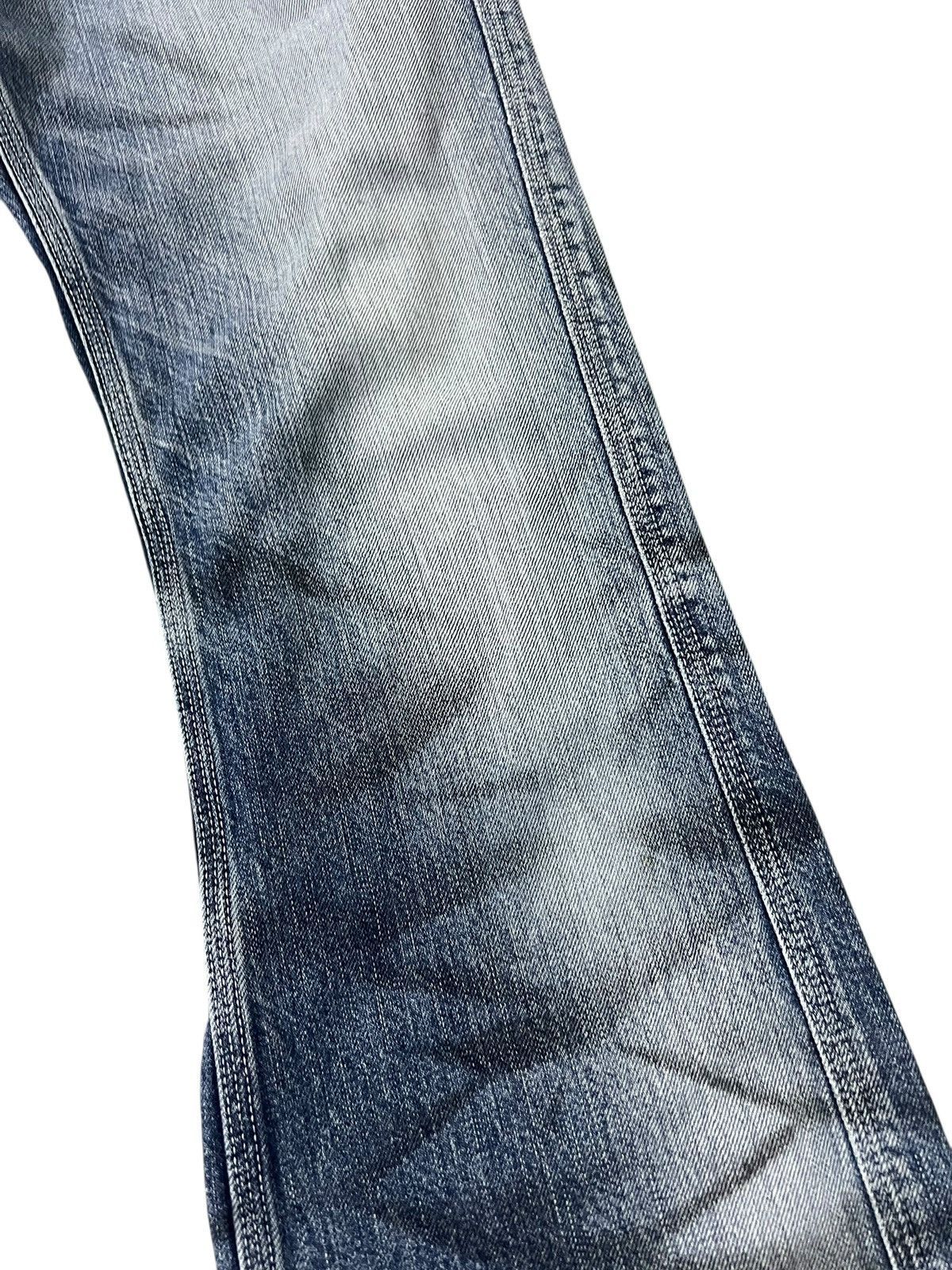 Japanese Brand 💥Flare💥Vintage Blue Way Faded Claw Jean Made In Nippon Size US 32 / EU 48 - 6 Thumbnail