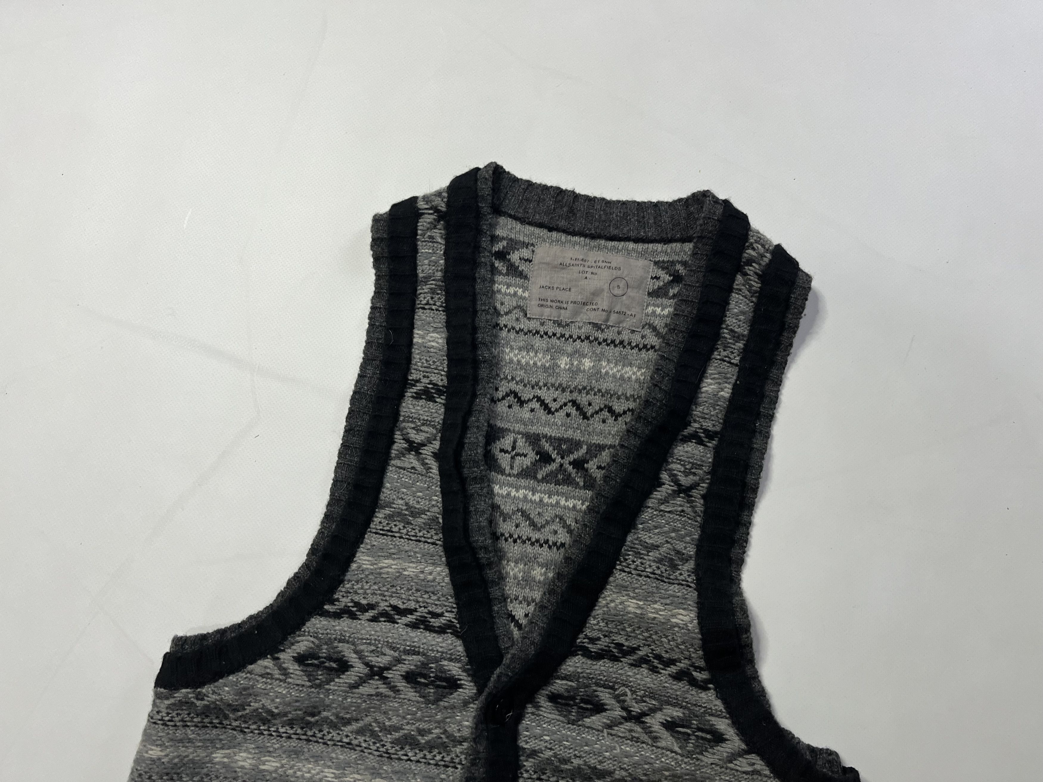 Allsaints Allsaints wool vest Size US S / EU 44-46 / 1 - 2 Thumbnail