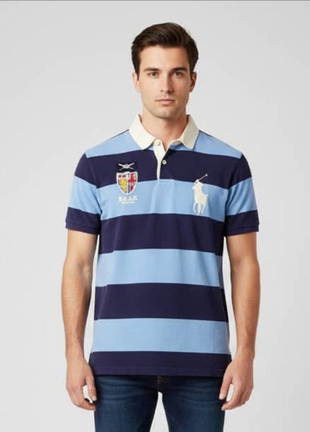 Polo Ralph Lauren Vintage 90s Polo Ralph Lauren Stripe Shirt Size US L / EU 52-54 / 3 - 1 Thumbnail
