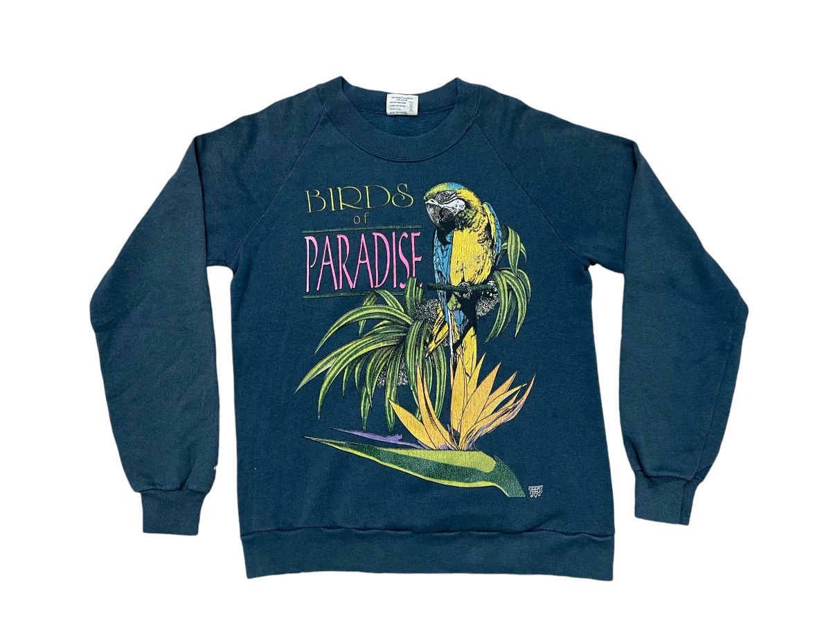 Other 80s BIRD OF PARADISE SWEATSHIRT 50/50 RARE Size US XS / EU 42 / 0 - 1 Thumbnail