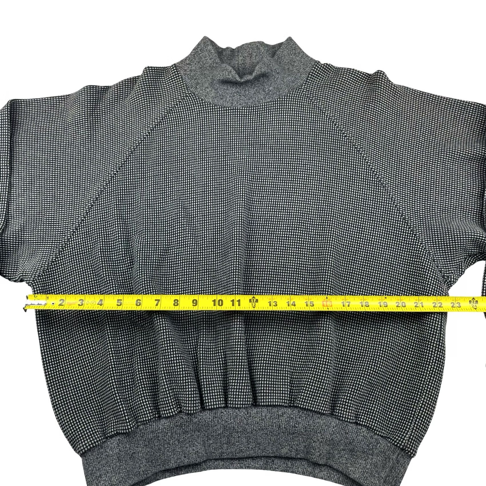 Giorgio Armani VINTAGE Giorgio Armani Men's Sweatshirt Gray Mock Turtleneck Medium Cotton Size US M / EU 48-50 / 2 - 7 Thumbnail