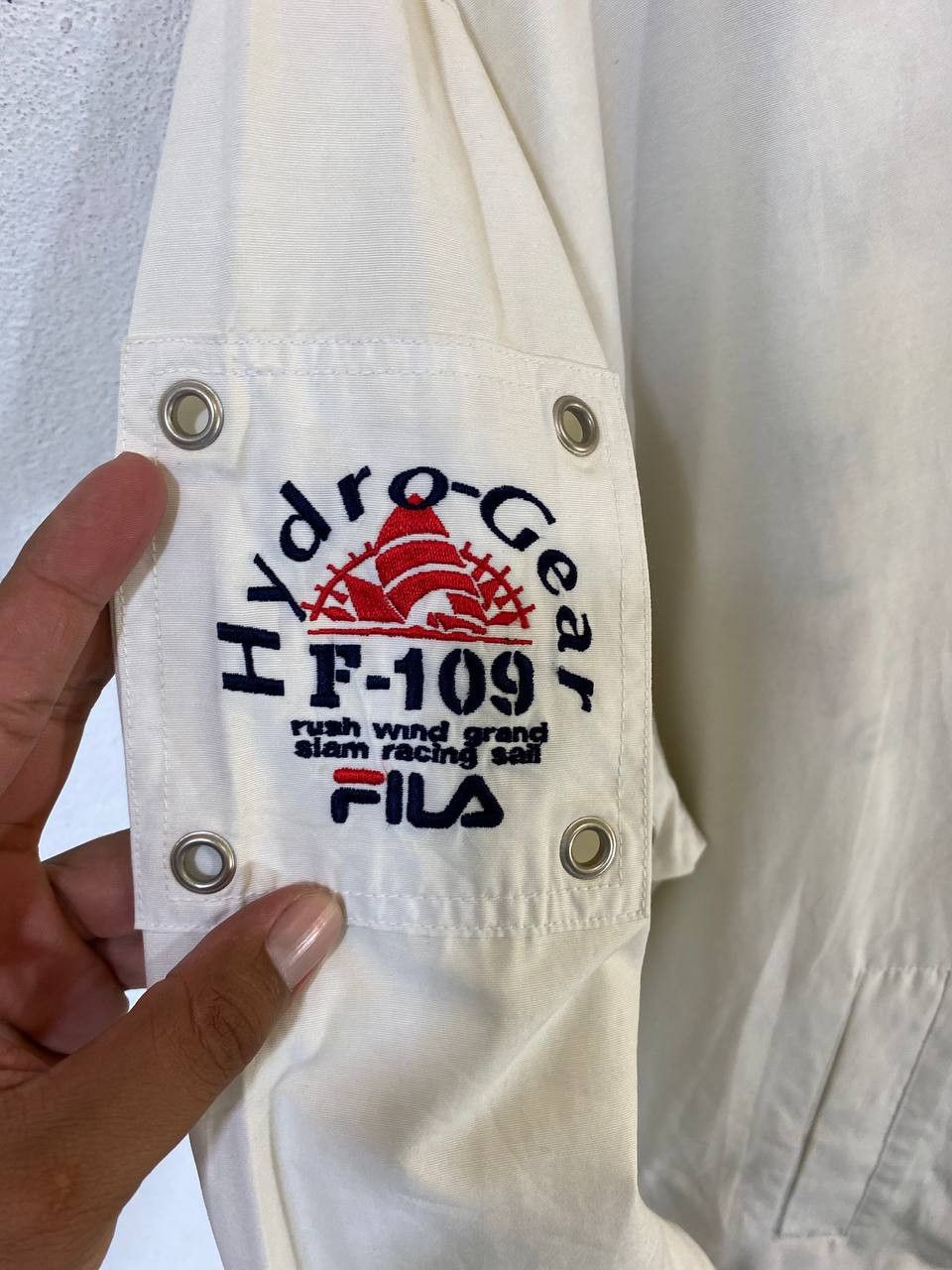 Fila vintage fila f-109 hydro gear sailing jacket Size US XL / EU 56 / 4 - 4 Thumbnail