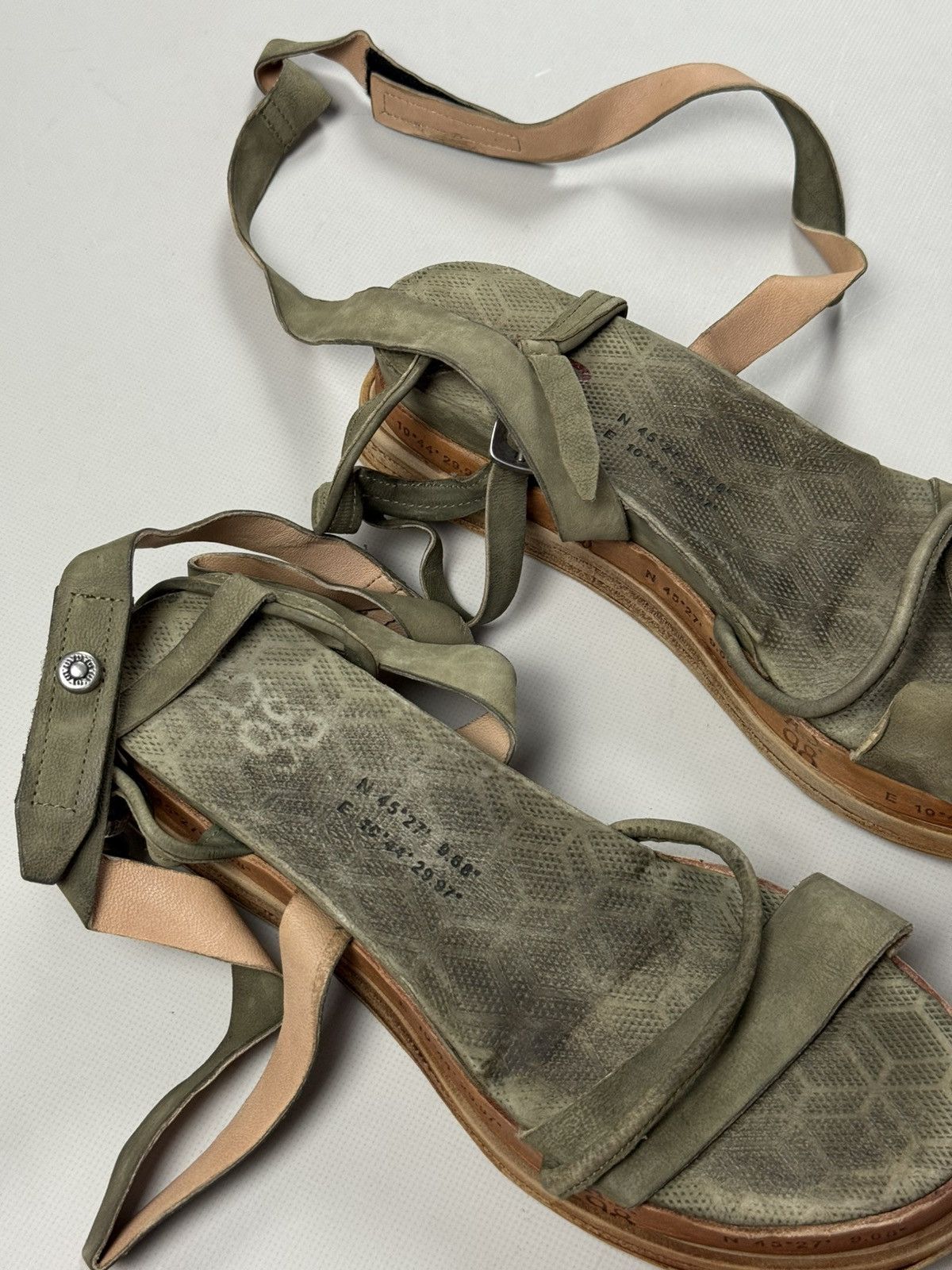 A.S.98 A.S. 98 Airstep Lagos Leather Strappy Platform Sandals Size US 11 / IT 41 - 3 Thumbnail