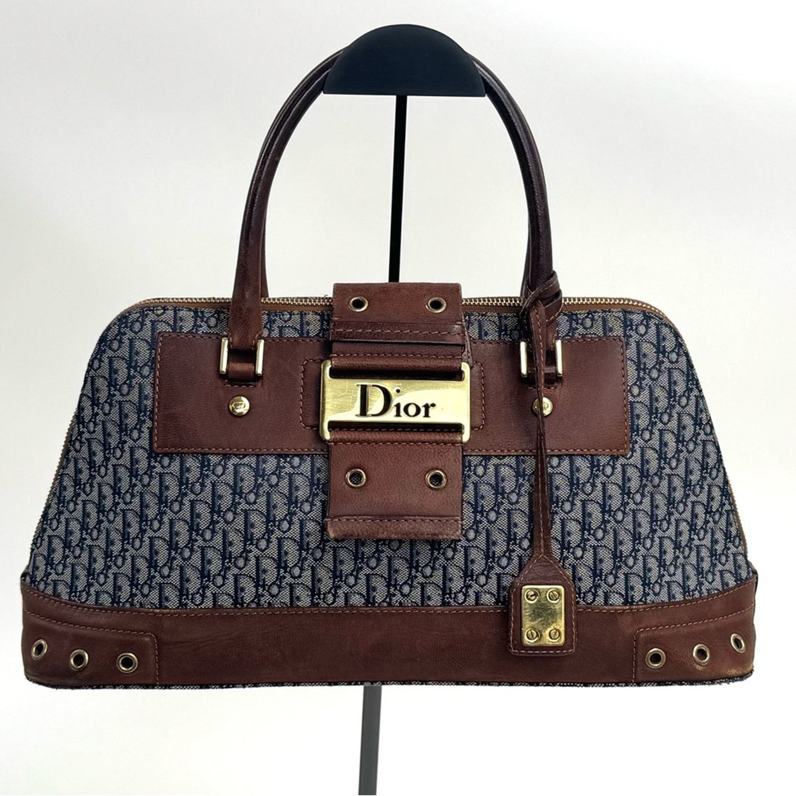 Dior Christian Dior Diorissimo Trotter Street Chic Dome handbag Size ONE SIZE - 7 Thumbnail
