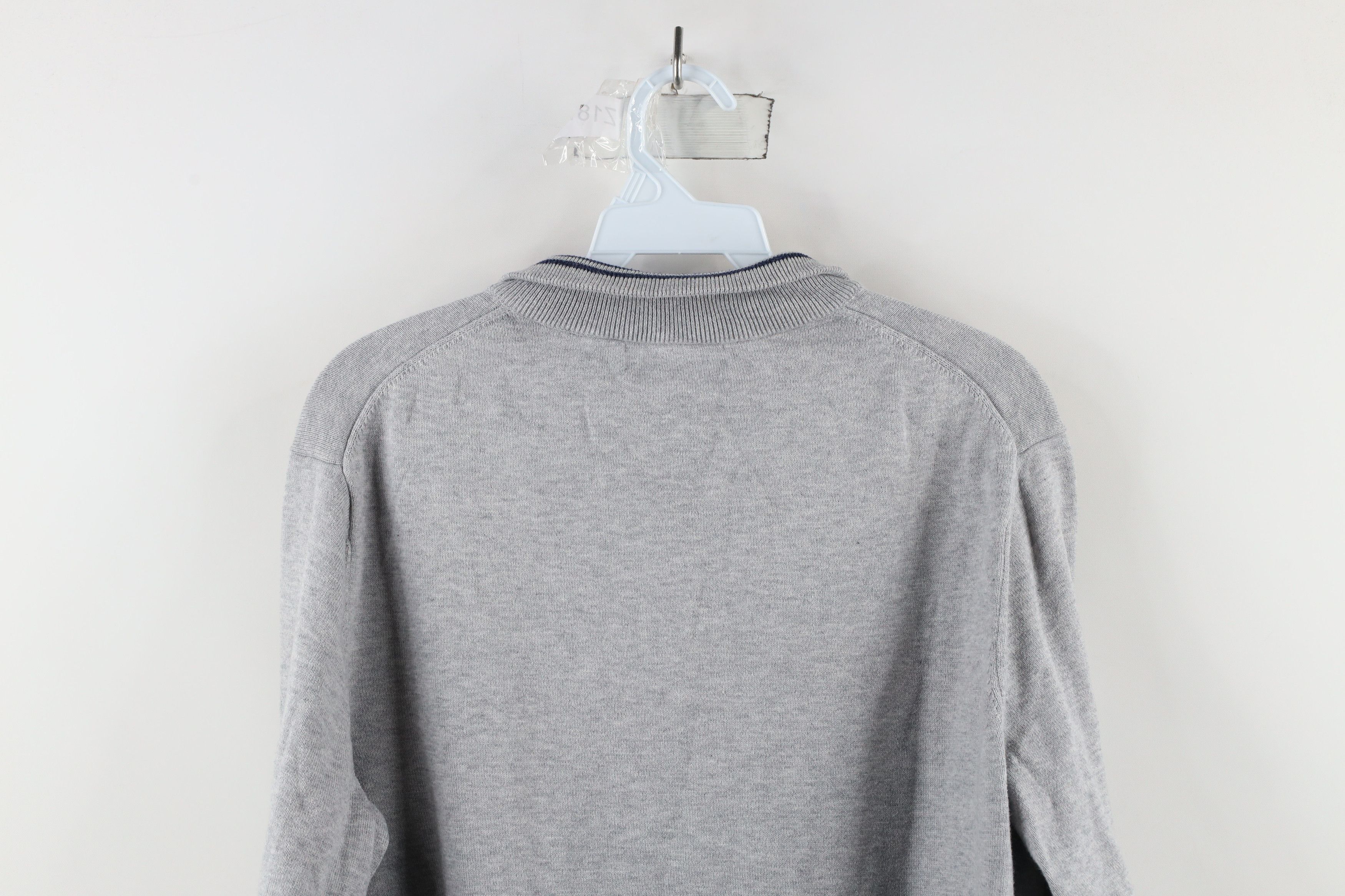 Vineyard Vines × Vintage Vineyard Vines Cotton Knit Half Zip Pullover Sweater Gray Size US M / EU 48-50 / 2 - 9 Thumbnail