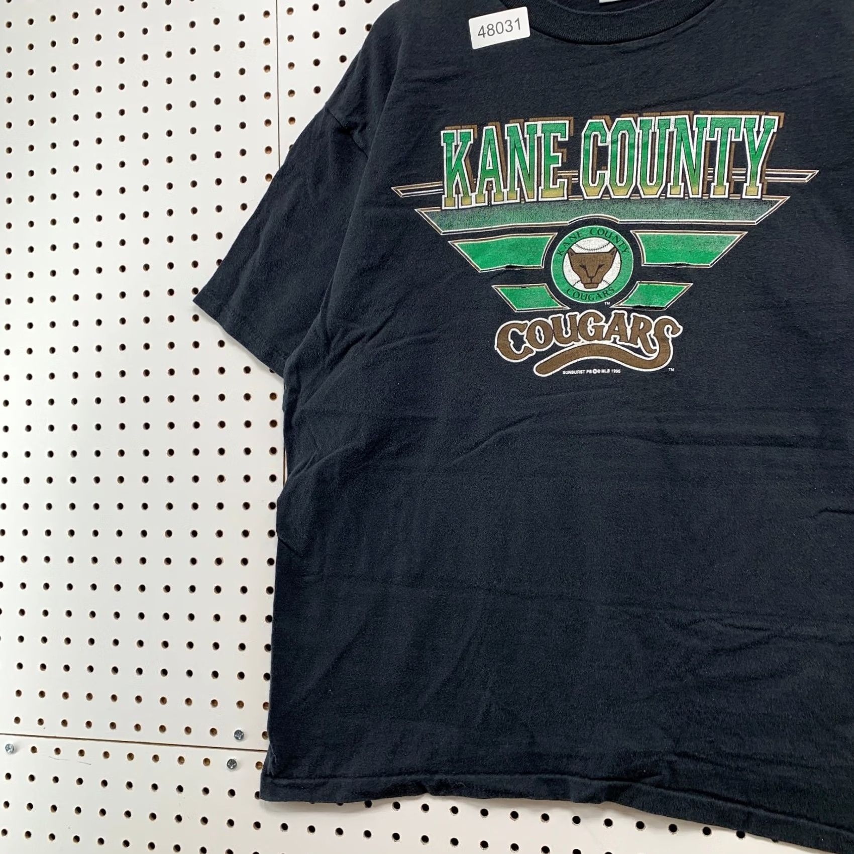 Delta VINTAGE Kane County Cougars T Shirt Mens XL Black 80s 90s Baseball Delta Shirt Size US XL / EU 56 / 4 - 5 Thumbnail