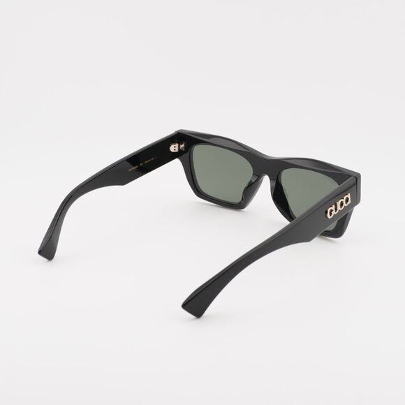 Gucci Gucci GG1835SA 001 Sunglasses Black Square Frame Size ONE SIZE - 4 Thumbnail