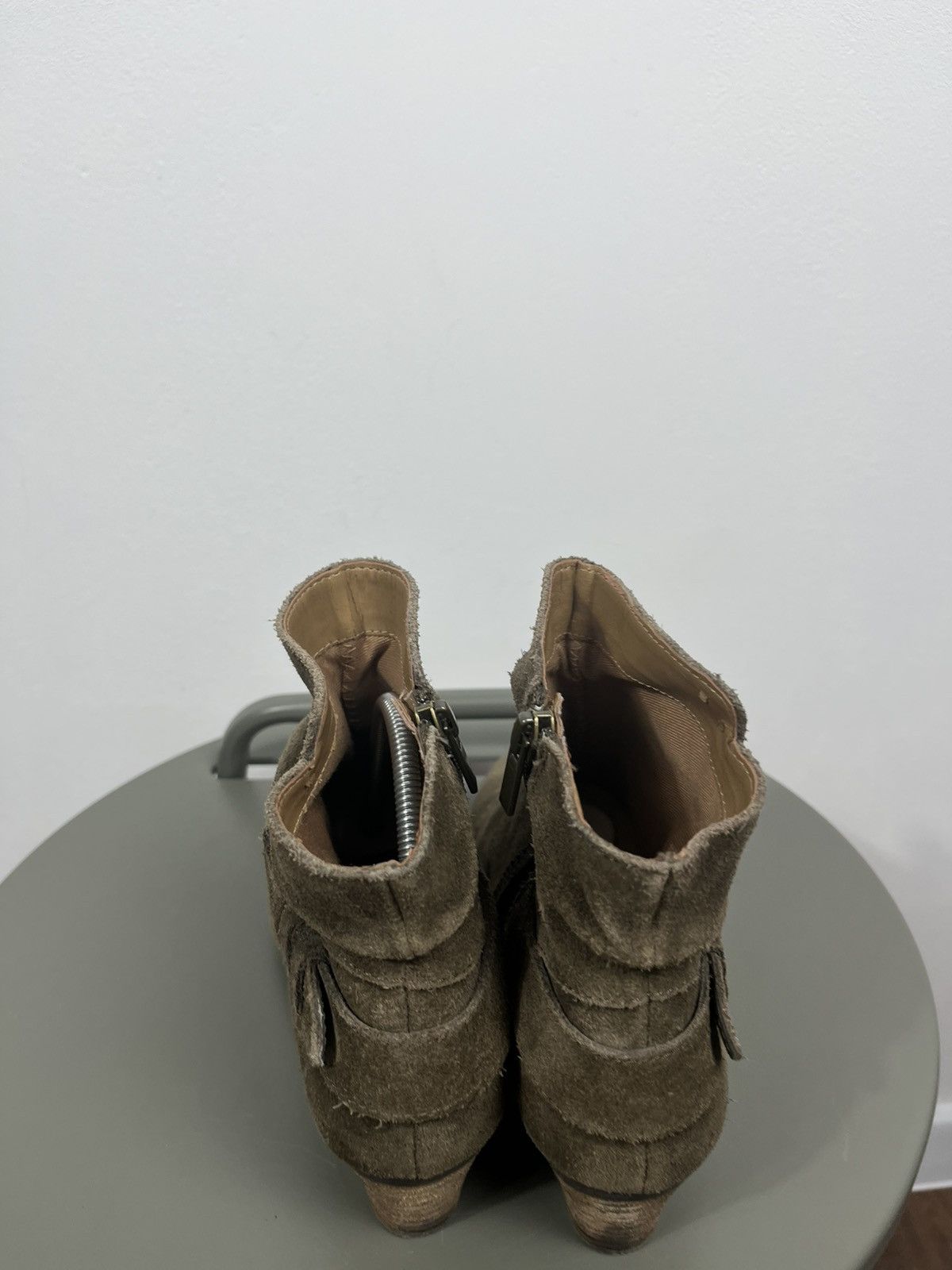 Clarks Clarks Suede Ankle Boots Buckle Low Heel Women EU 37.5 Brown Size US 6.5 / IT 36.5 - 6 Thumbnail