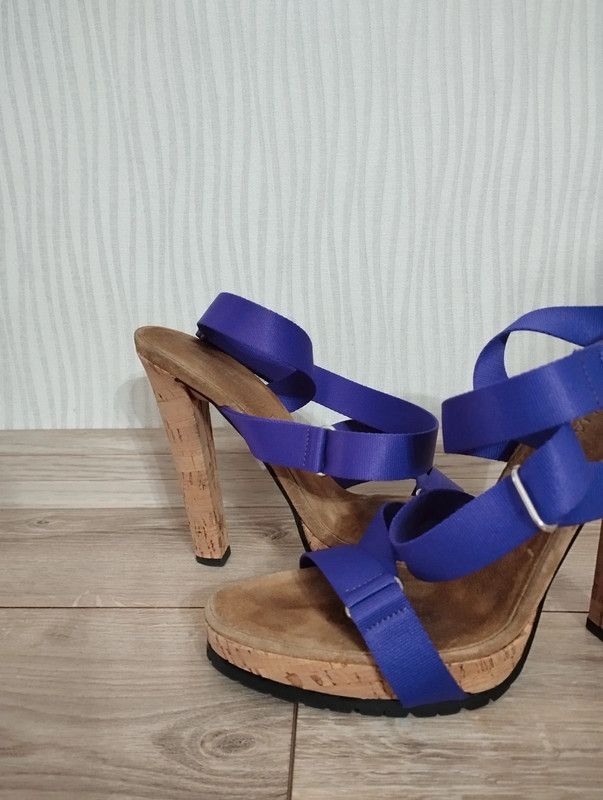 Dsquared2 Dsquared2 Nastro Nylon Viola high heels sandals size 40 Size US 10 / IT 40 - 2 Thumbnail