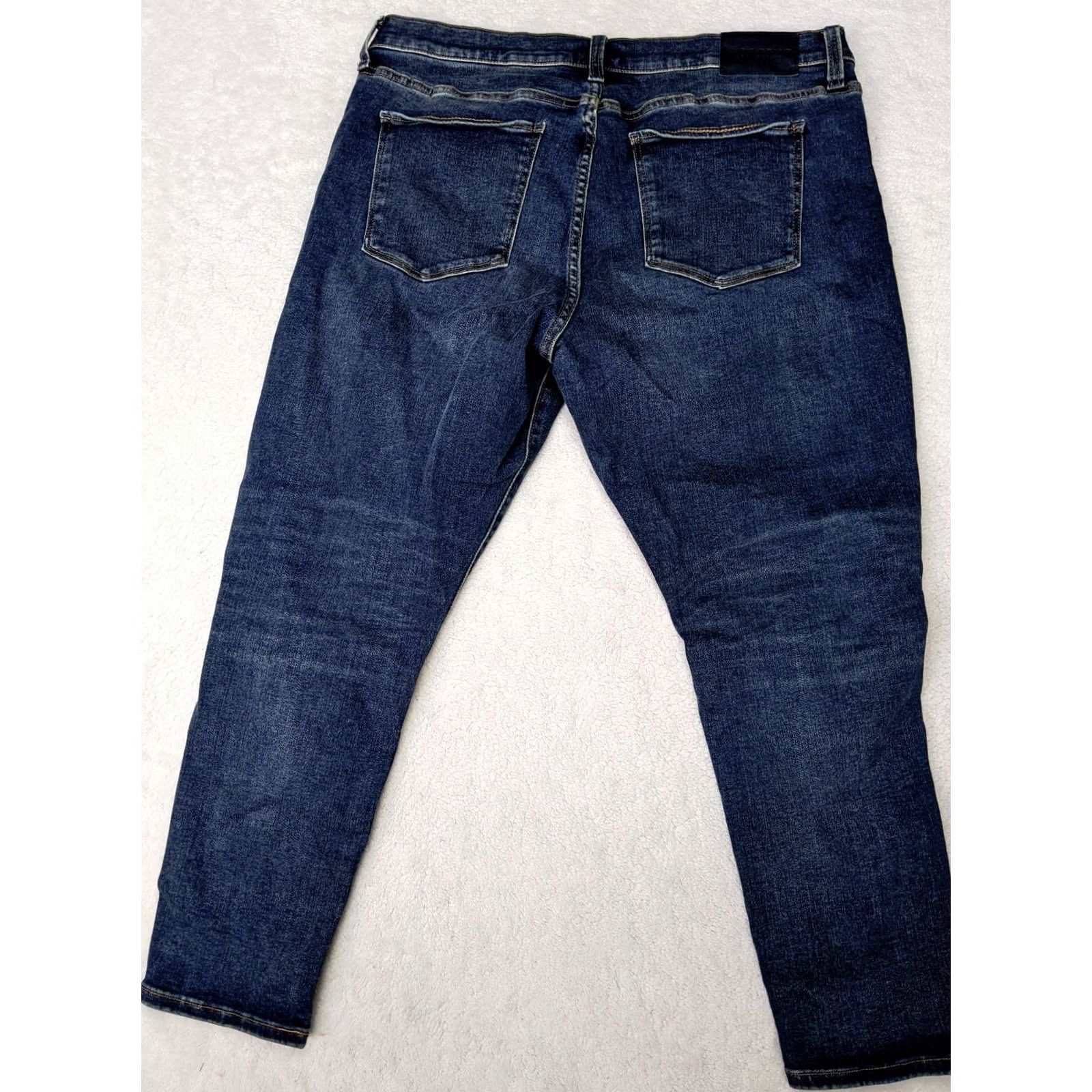Lucky Brand Lucky Brand Jeans Skinny Womens 20 35 Blue Med Wash High Rise Ava Mid Rise Inseam 27 in Zip Fly Button Waist Stretch Denim JC Women Jeans Size 42" / US 20 - 7 Thumbnail