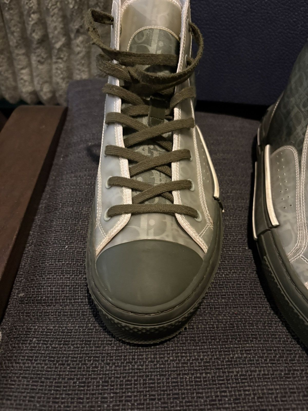 Dior Dior B23 Olive Oblique Canvas Size US 11 / EU 44 - 11 Thumbnail