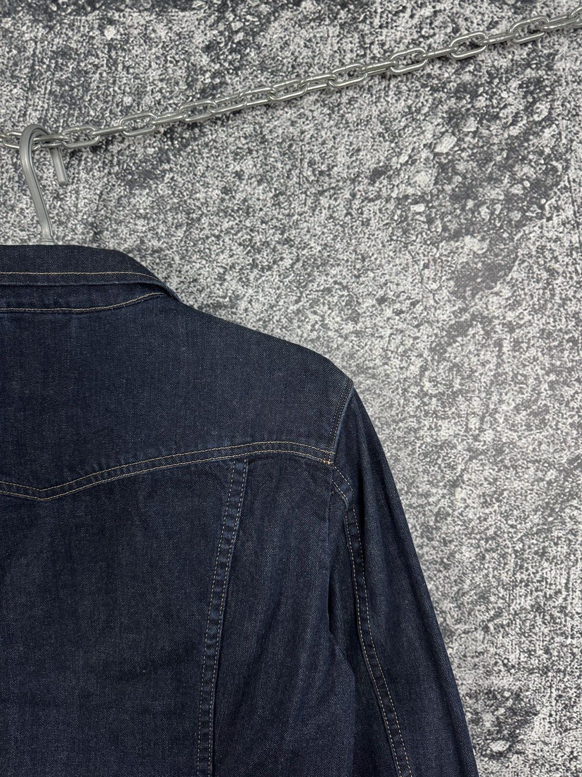 Levi's Levis Vintage Denim Trucker Jacket Classic Navy Blue Sz L Size L / US 10 / IT 46 - 12 Thumbnail