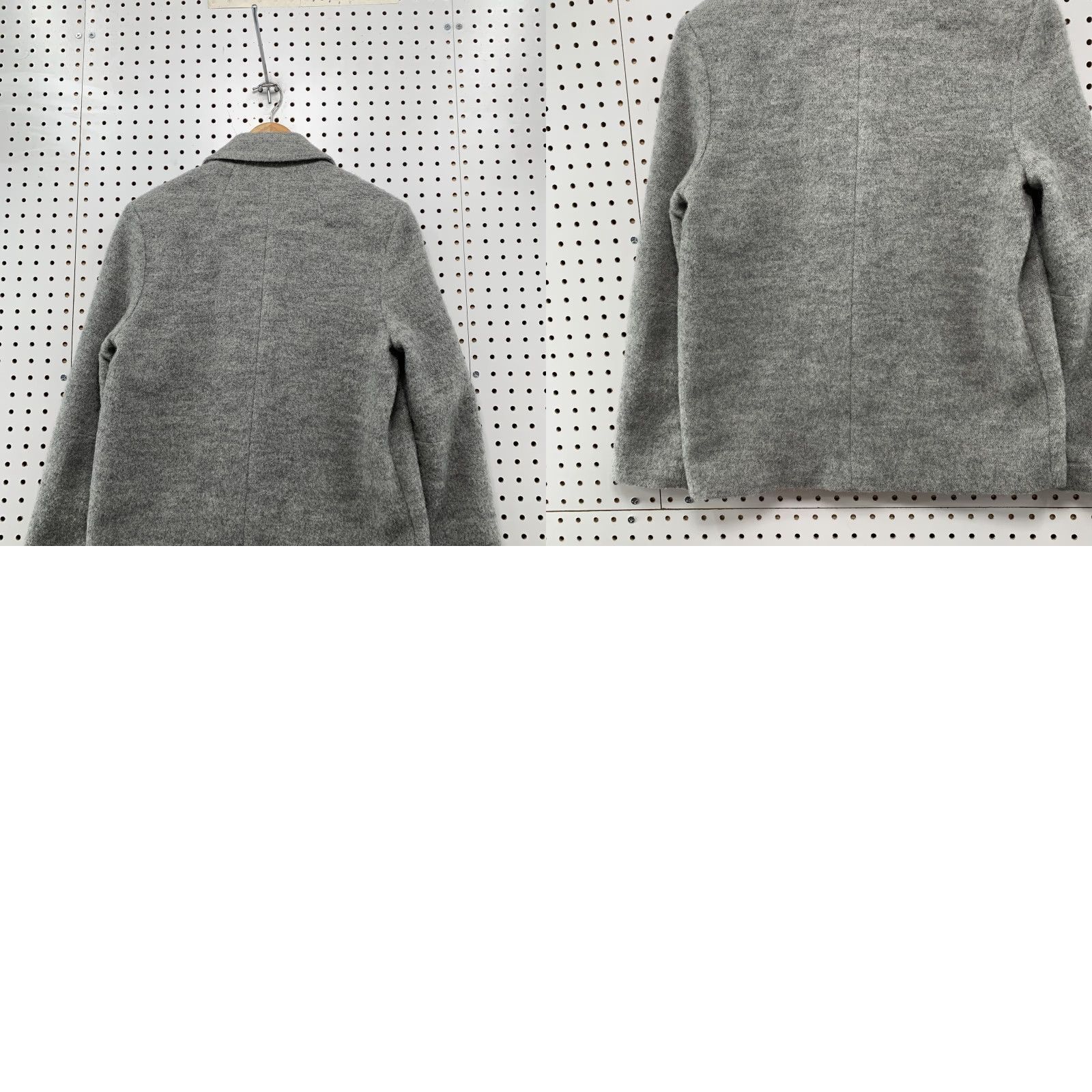 Theory VINTAGE Theory Blazer S Gray Alpaca Wool Casual Button Front Womens Size S / US 4 / IT 40 - 8 Thumbnail