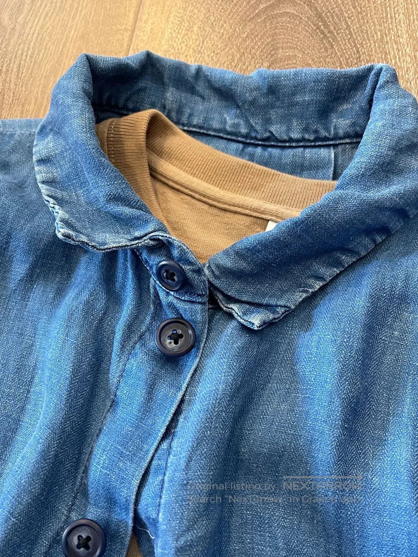 Porter Classic Porter Classic Indigo Linen Shirt. Size US M / EU 48-50 / 2 - 4 Thumbnail