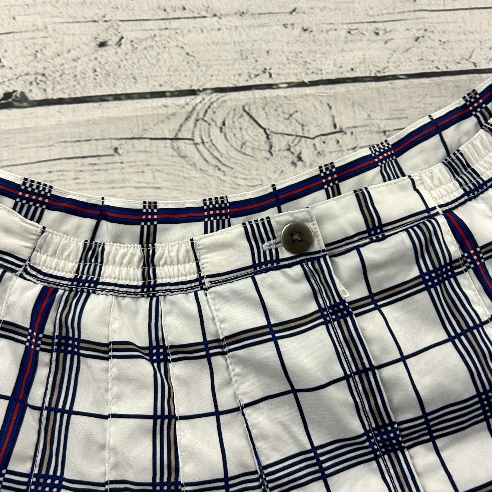 Nike VINTAGE Nike Court Pleated Tennis Skirt Women's XL White Size 40" / US 18 - 6 Thumbnail