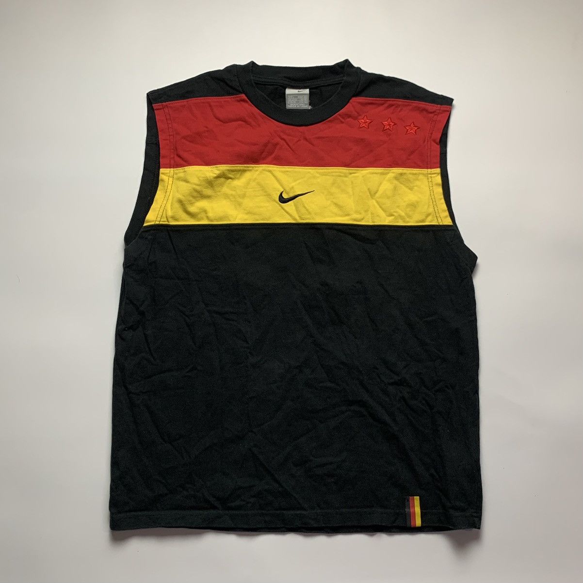 Other Vintage Nike Germany Tank Top Shirt Center Logo Size US L / EU 52-54 / 3 - 1 Thumbnail