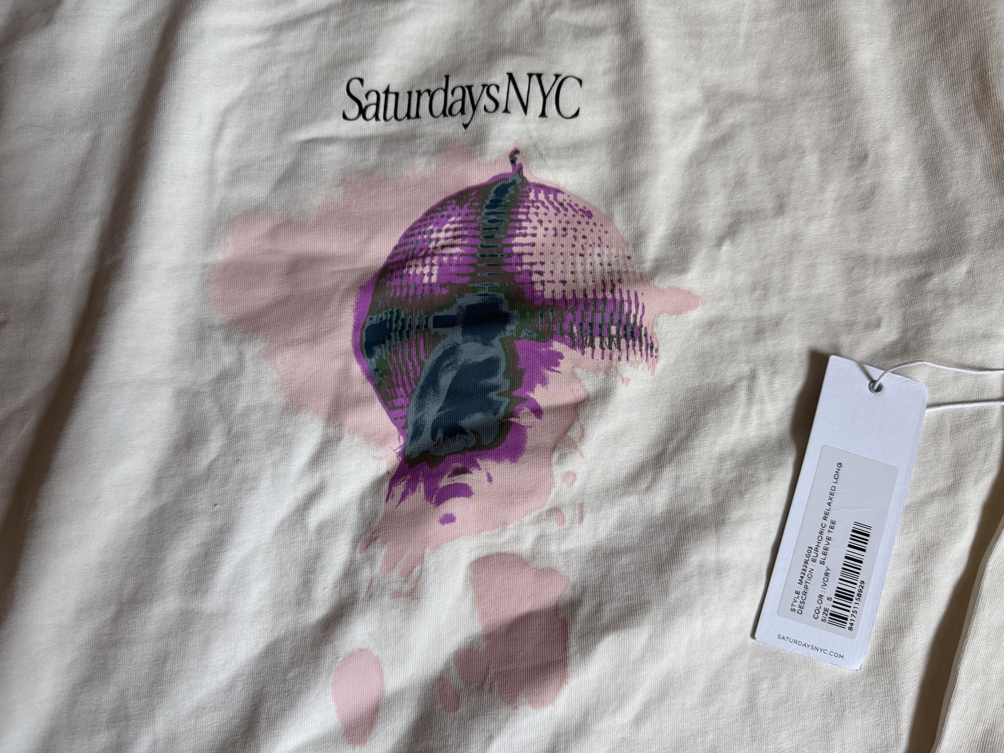 Saturdays NYC Saturdays NYC Relaxed fit L/S Tee Shirt SMALL $78 Size US S / EU 44-46 / 1 - 3 Thumbnail