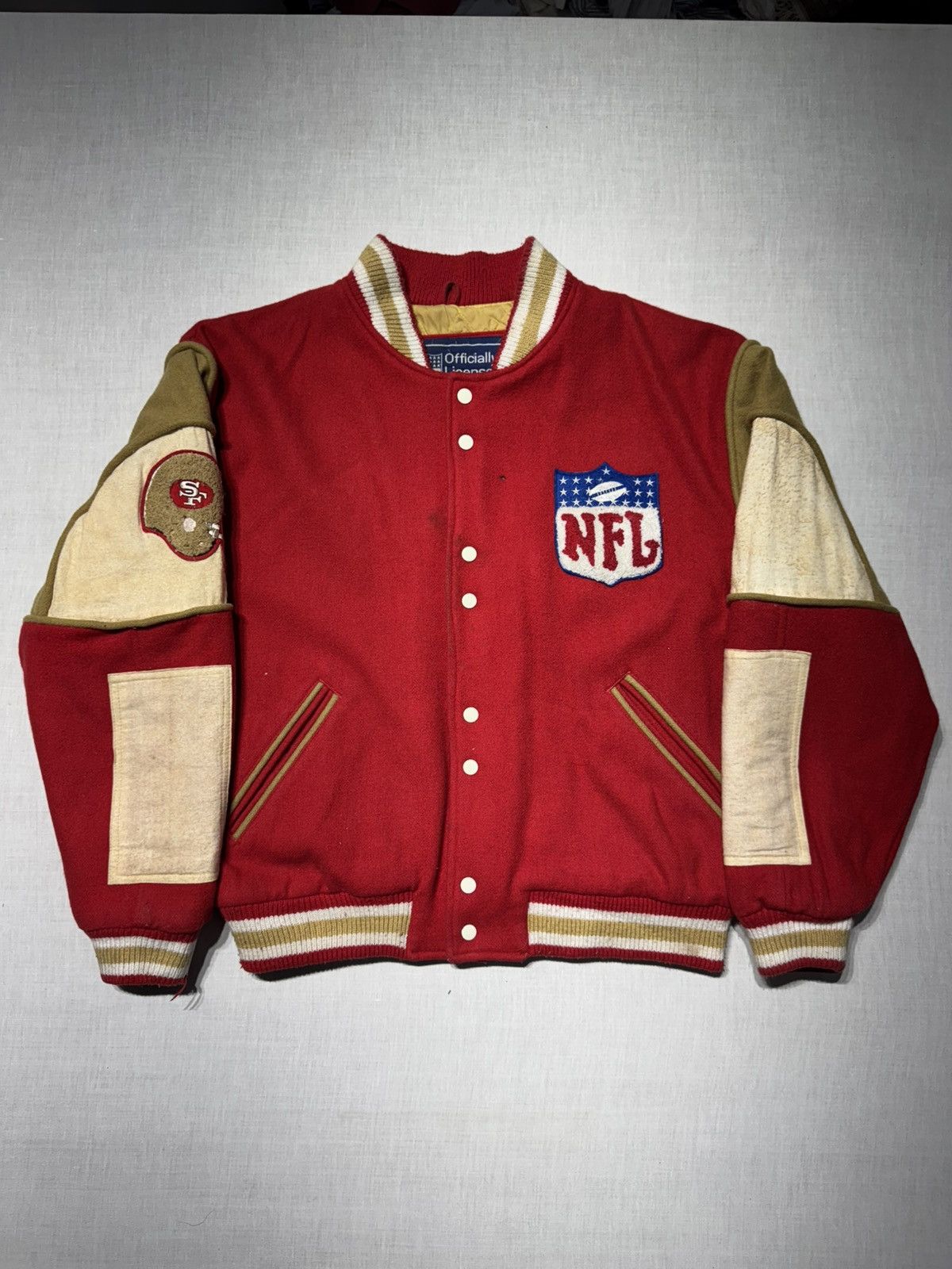 NFL VINTAGE CAMPRI SANFRANCISCO 49’ERS VASRISTY JACKET 🔴🚀 Size US M / EU 48-50 / 2 - 1 Thumbnail